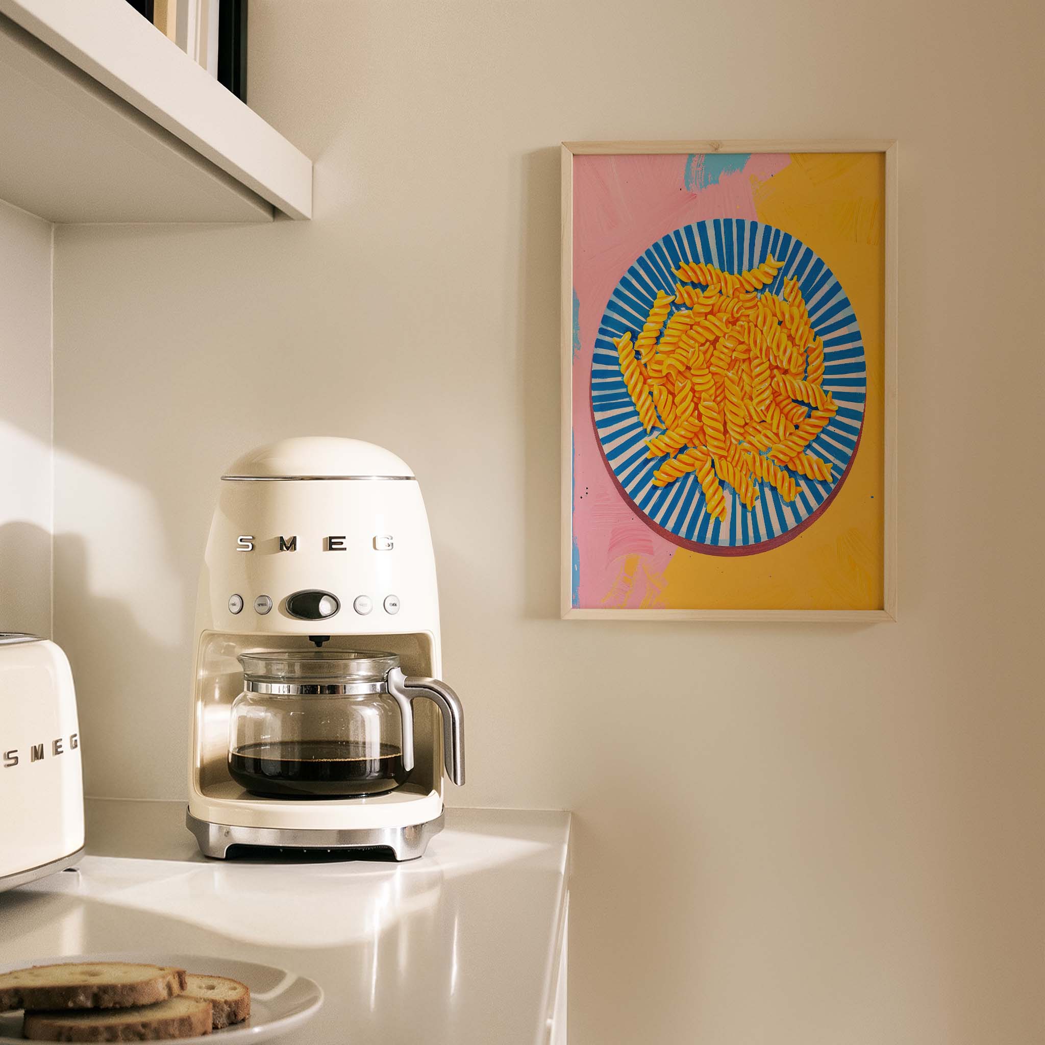 Spagetti Tabağı İtalyan Mutfağı Mutfak Duvar Tablosu