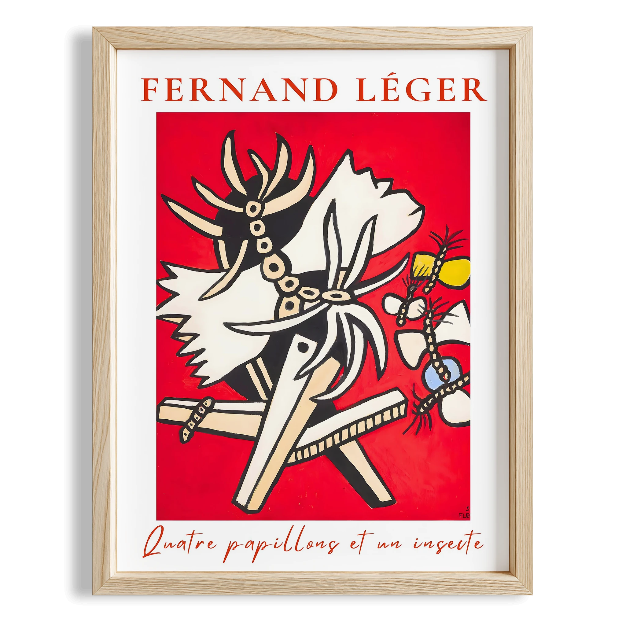 Fernand Leger 36 Duvar Tablosu