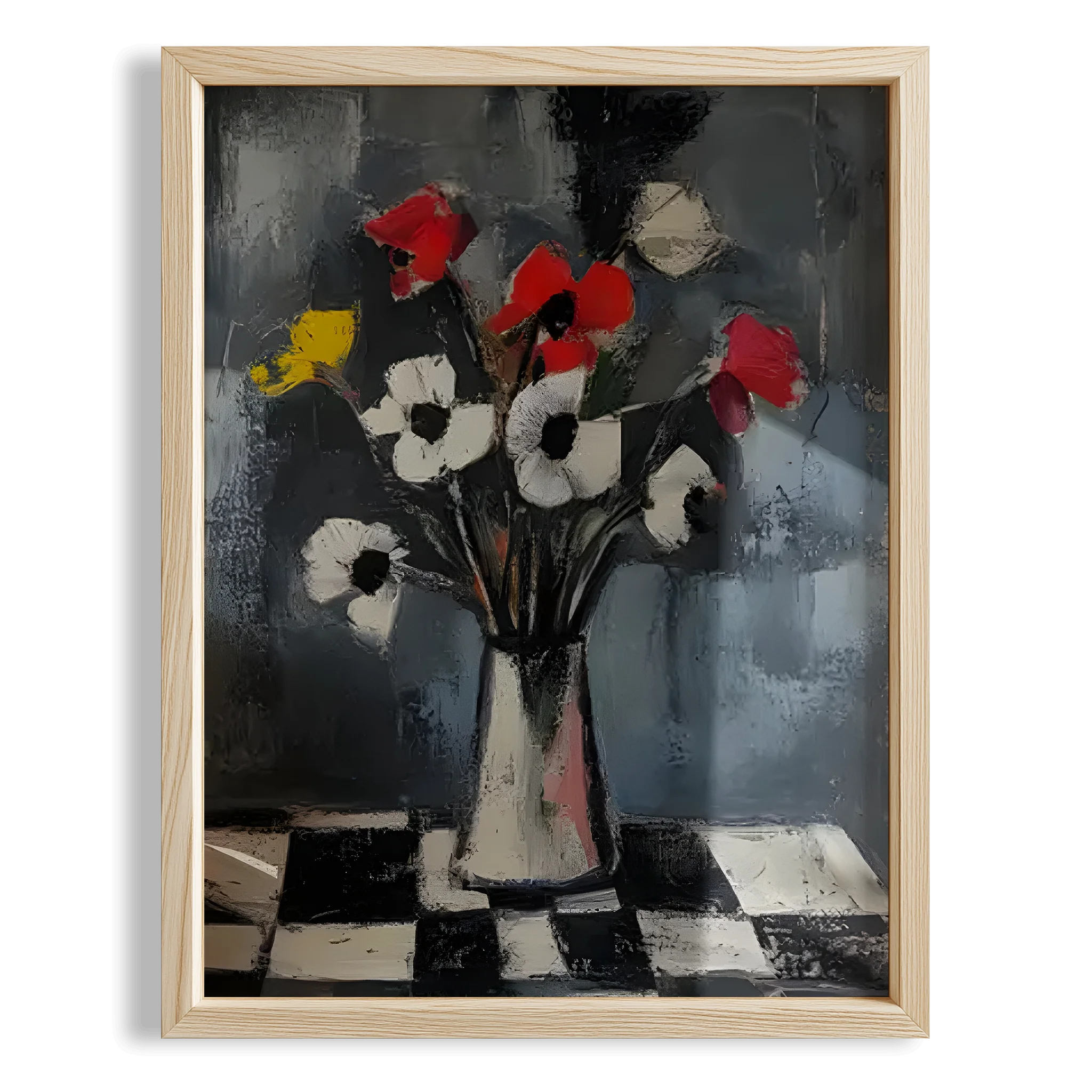 Çiçek Vazosu VIII - Atölye Işığı