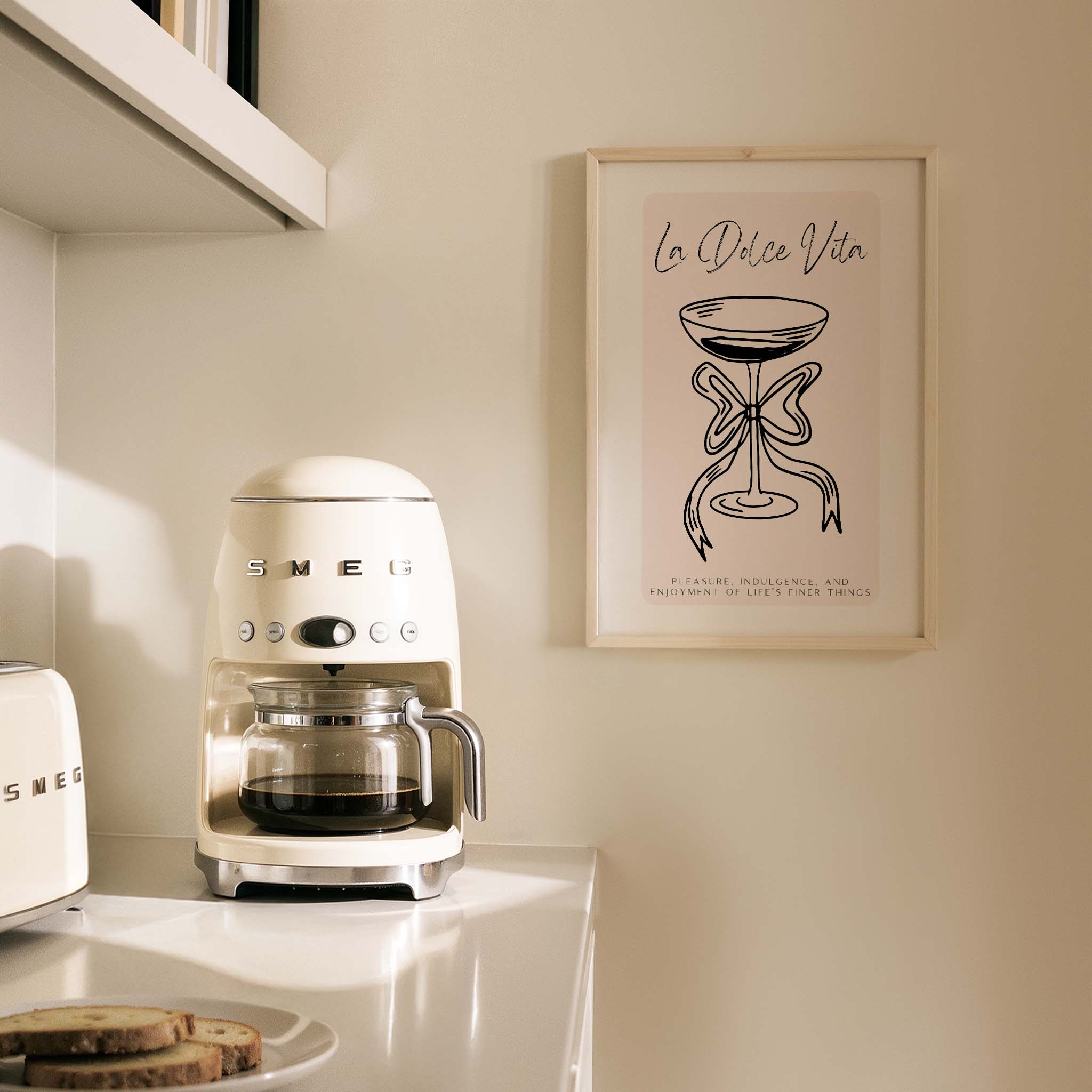 La Dolce Vita Akdeniz İtalya Koleksiyonu Mutfak Duvar Tablosu IV