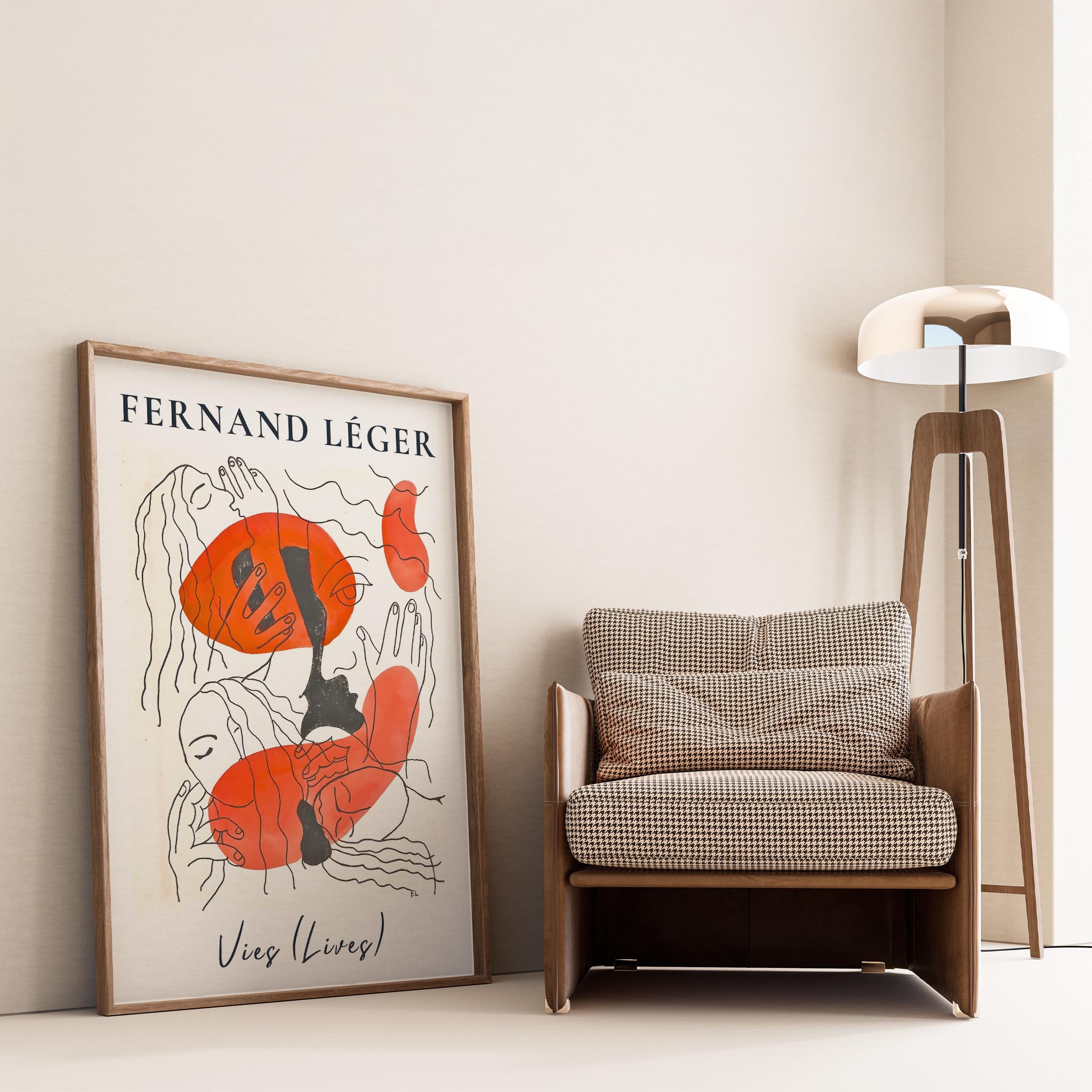 Fernand Leger XIII Duvar Tablosu