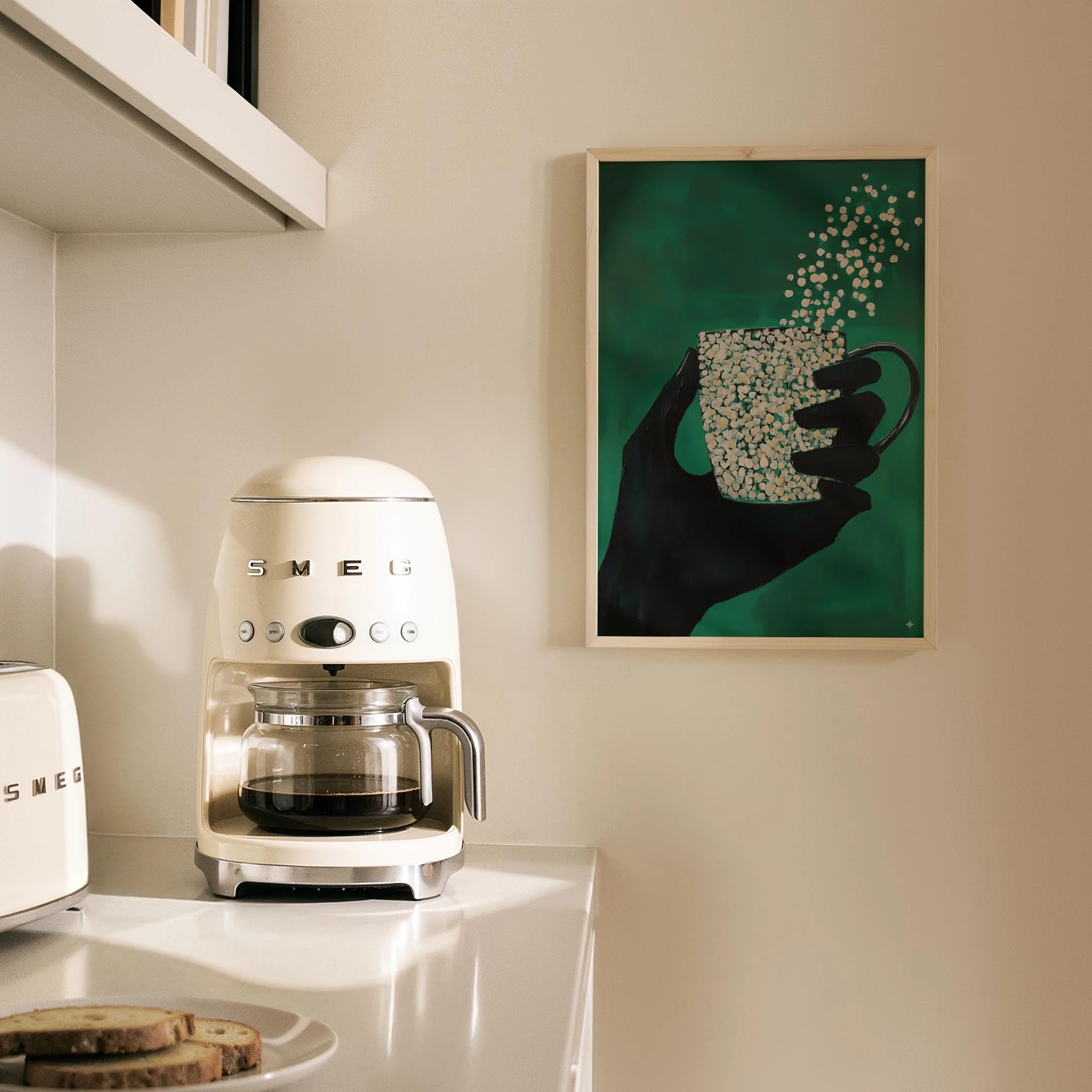 Kahve Fincanı III - Mozaik Zümrüt