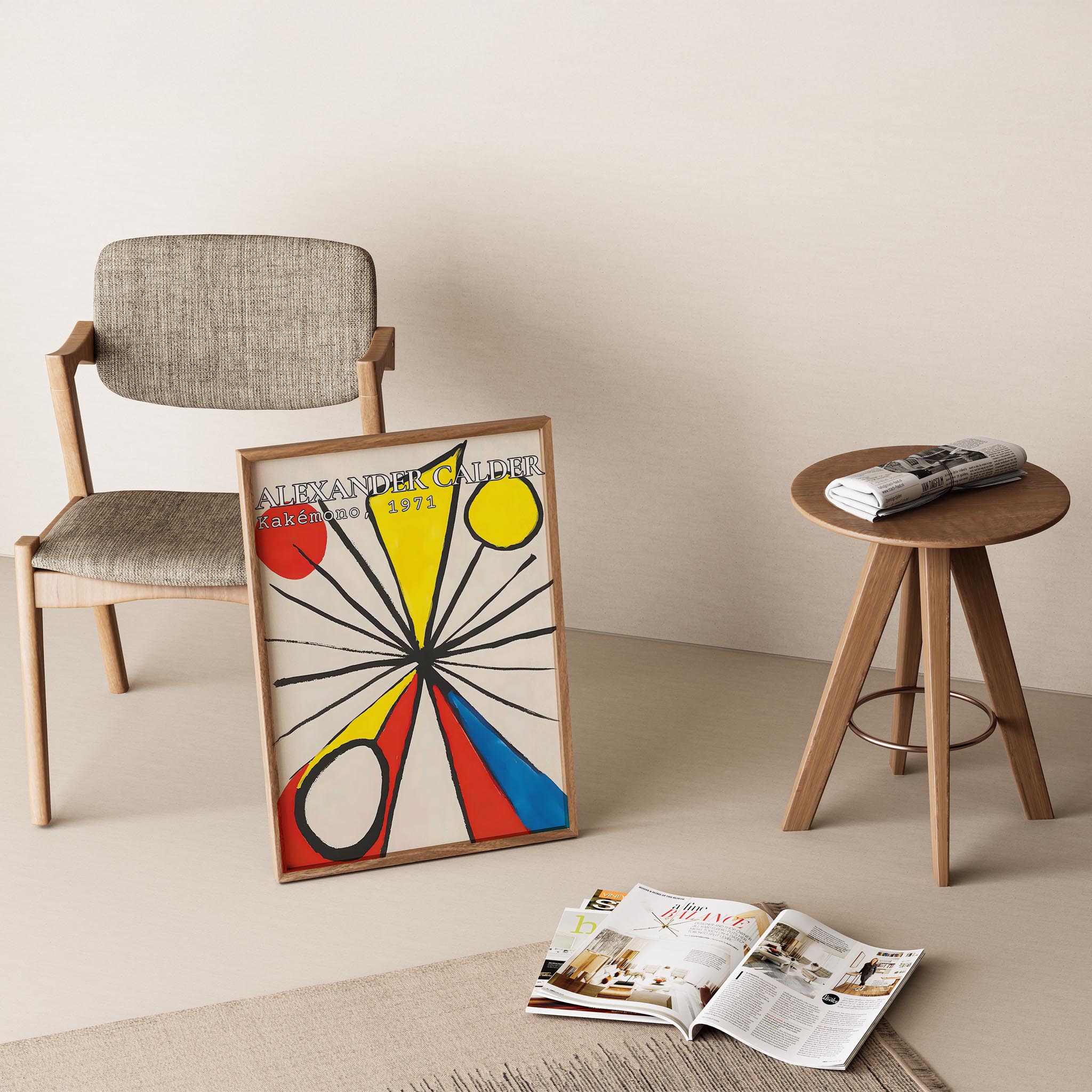 Alexander Sandy Calder XII Duvar Tablosu