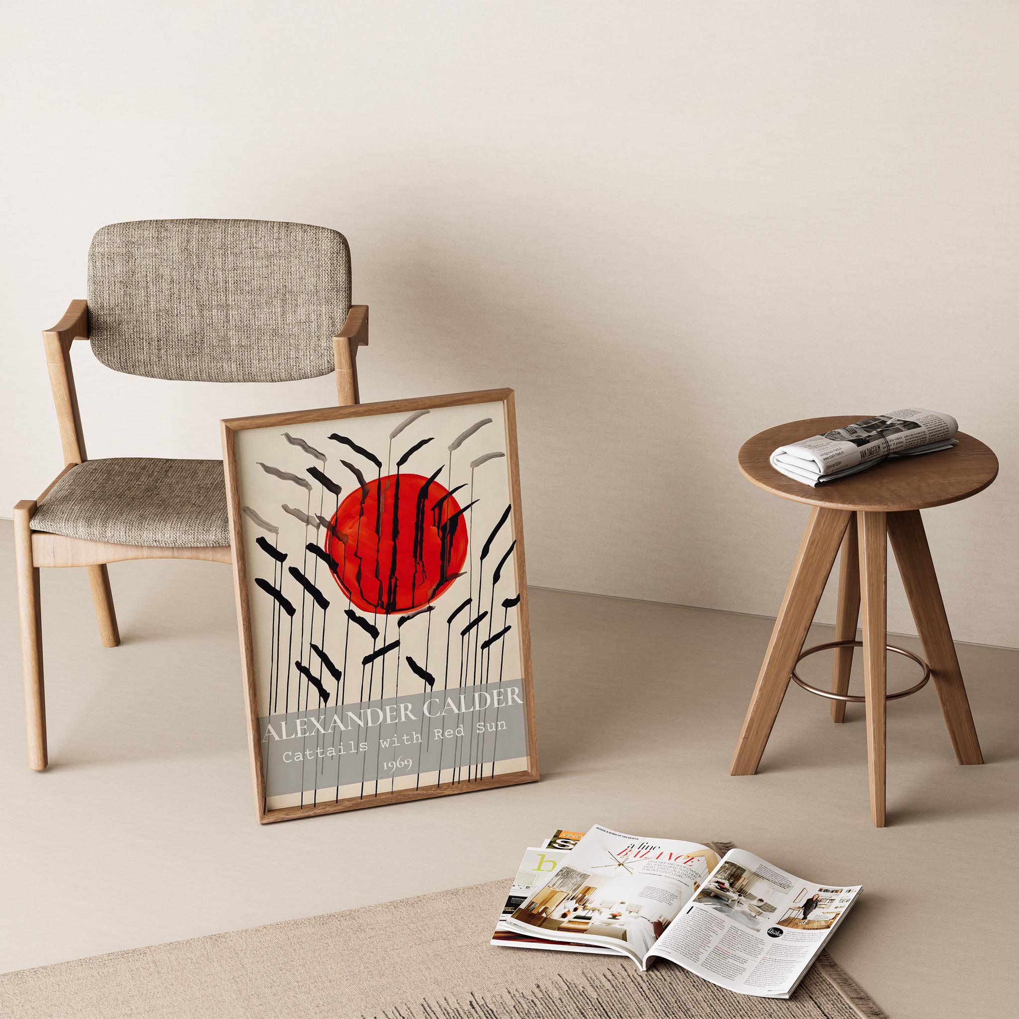 Alexander Sandy Calder XVI Duvar Tablosu