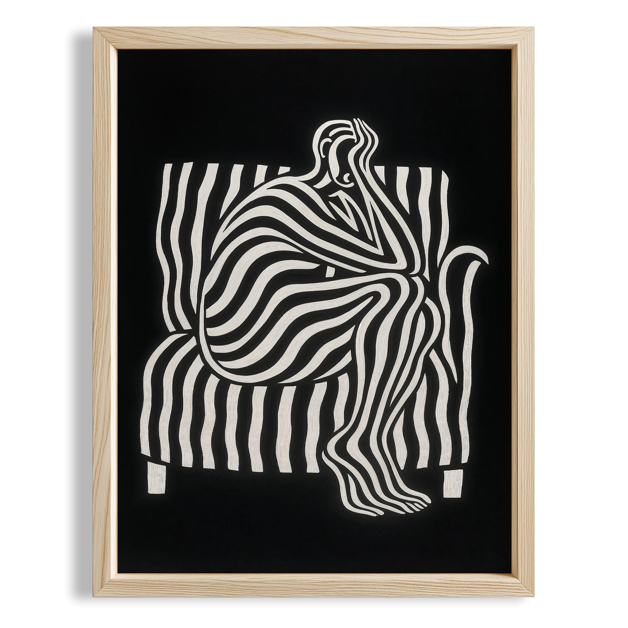 Soyut Portre I - Çizgili