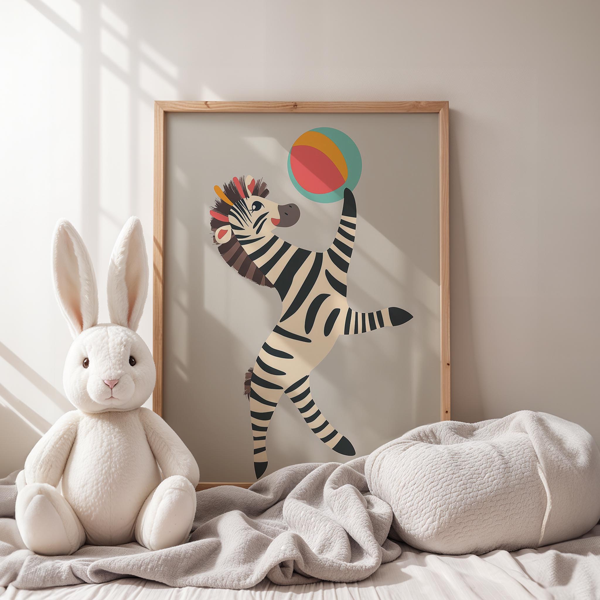 Renkli Toplu Zıpır Zebra
