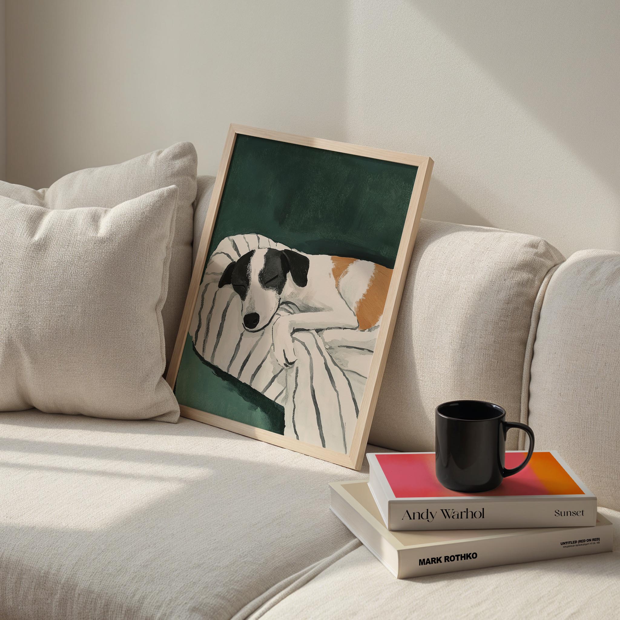 Köpek Portre VII - Jack Russell Çizgili Zümrüt