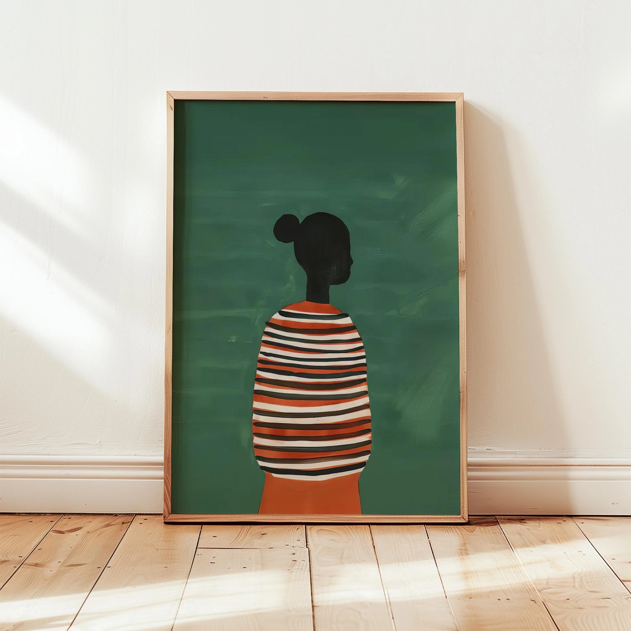 Soyut İnsan Portresi V - Çizgili