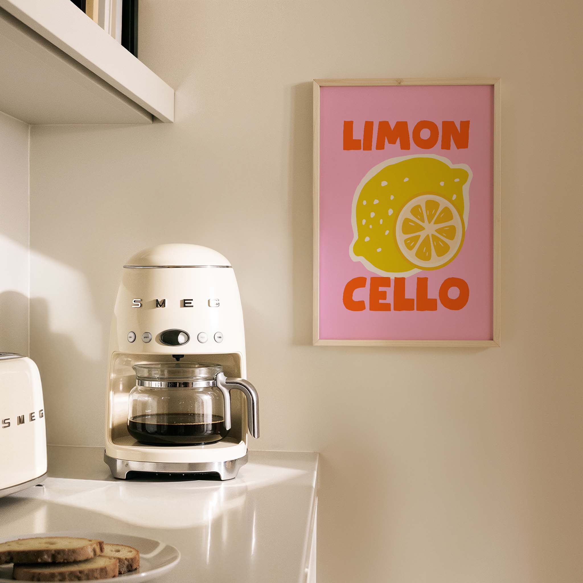 Limoncello Kokteyller İtalya Koleksiyonu Mutfak Duvar Tablosu