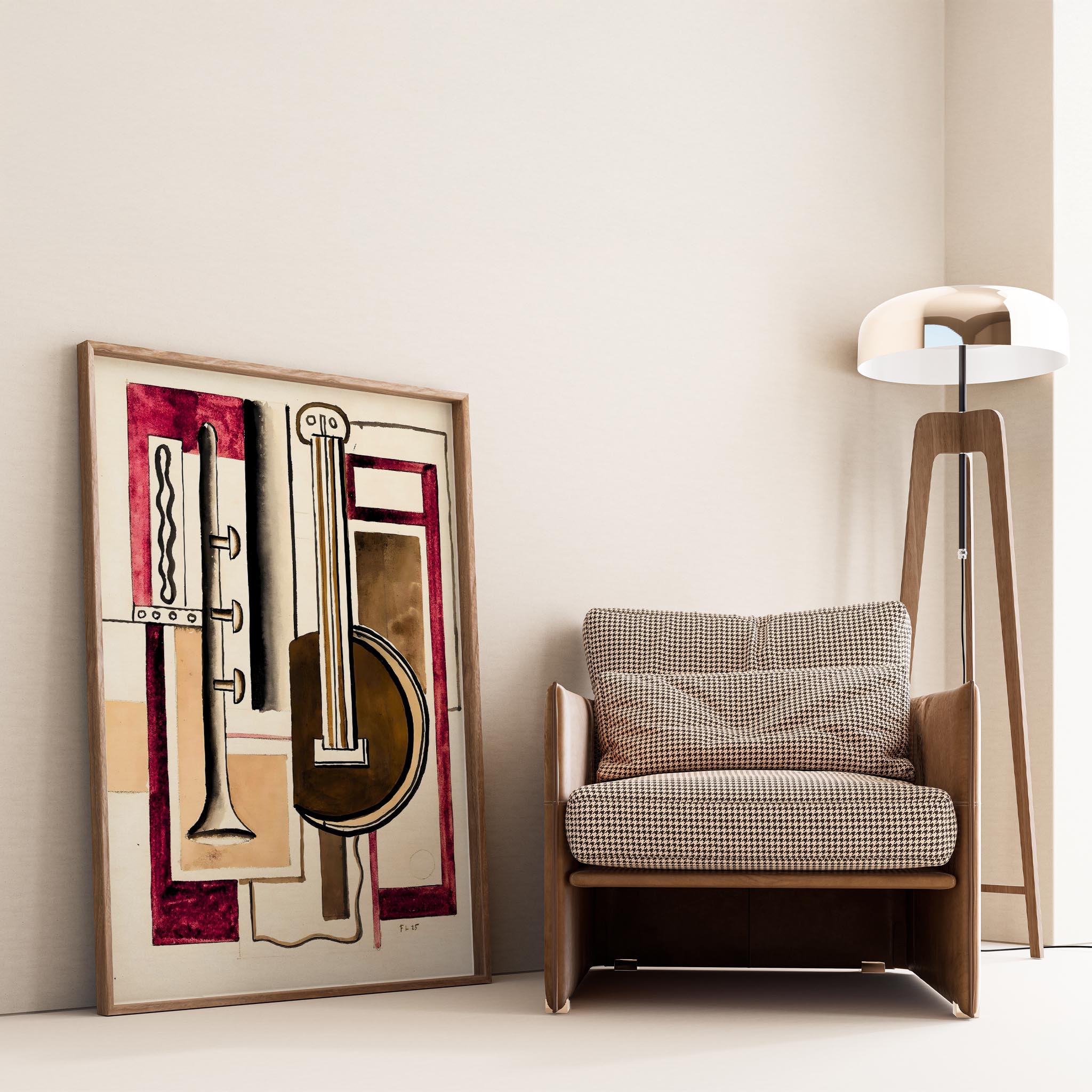 Fernand Leger 32 Duvar Tablosu