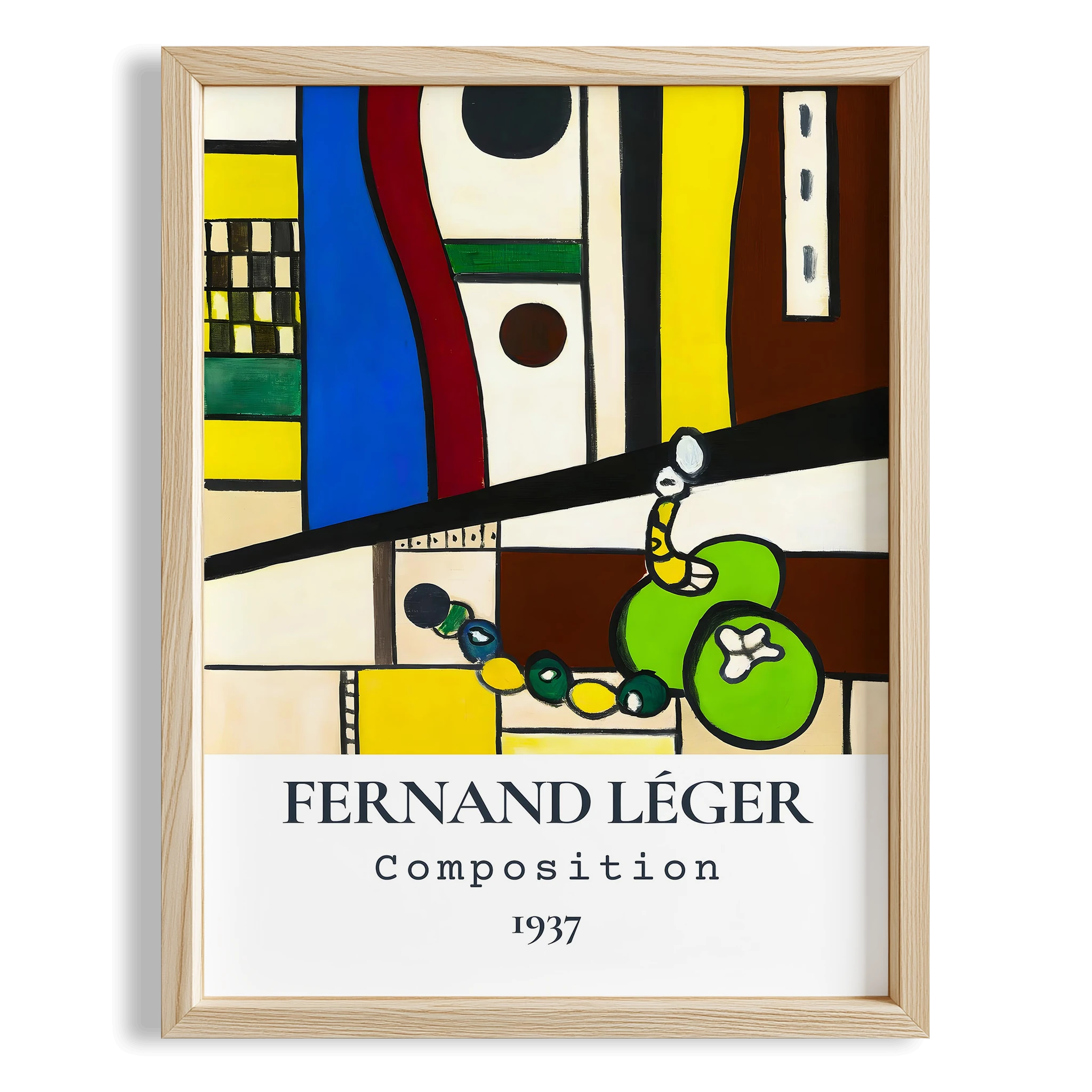 Fernand Leger XX Duvar Tablosu