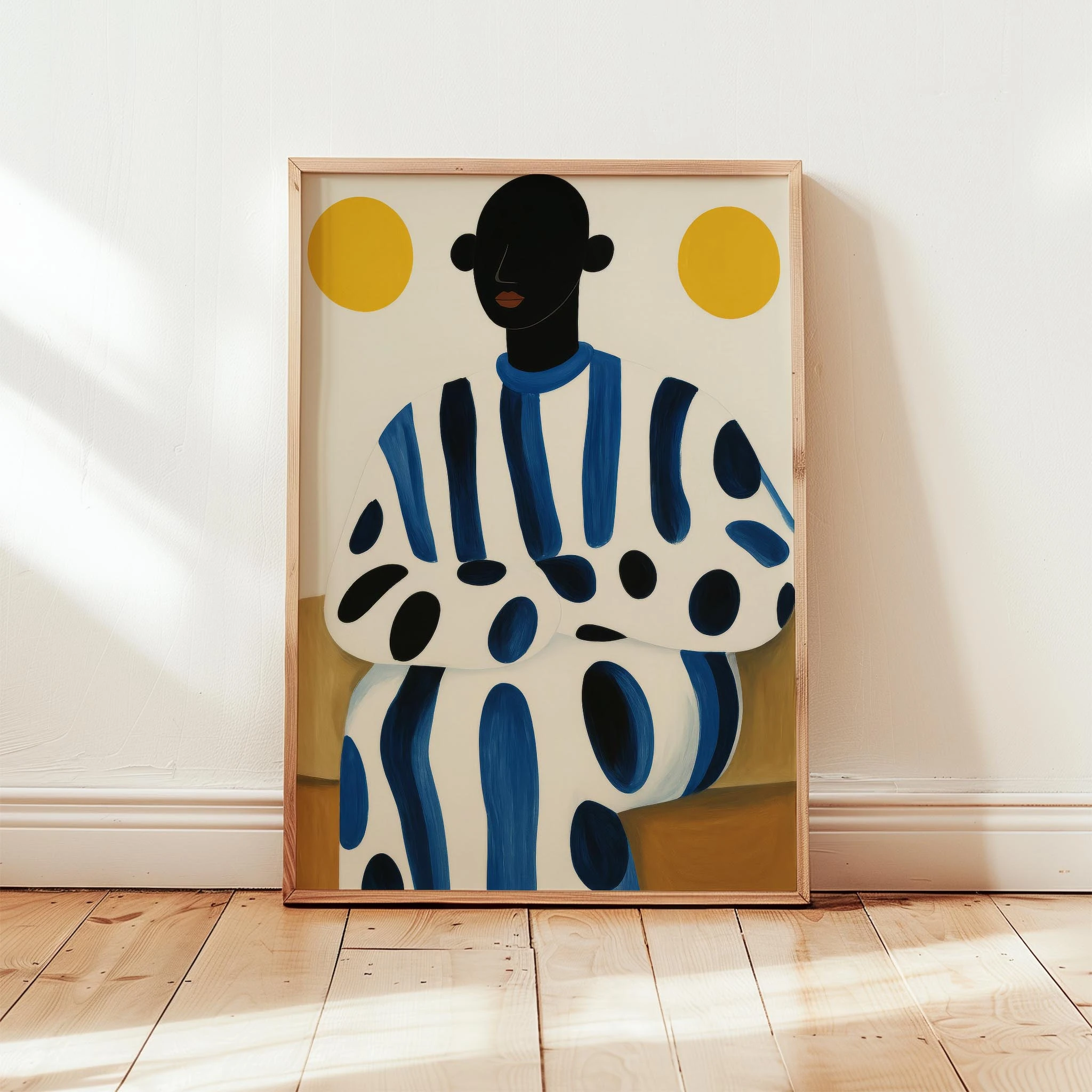 Kadın Portre VIII - Afro Bohem