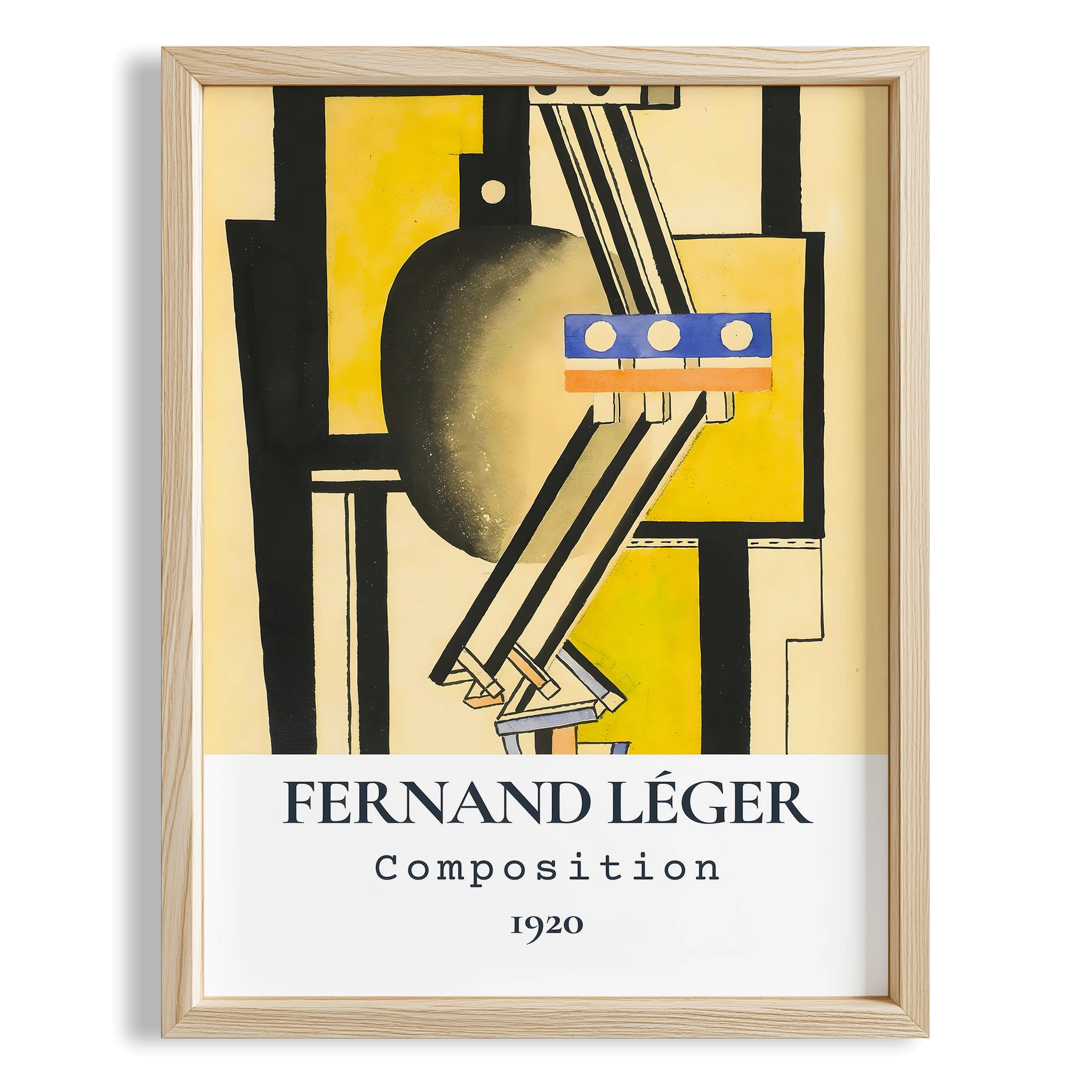 Fernand Leger XVII Duvar Tablosu