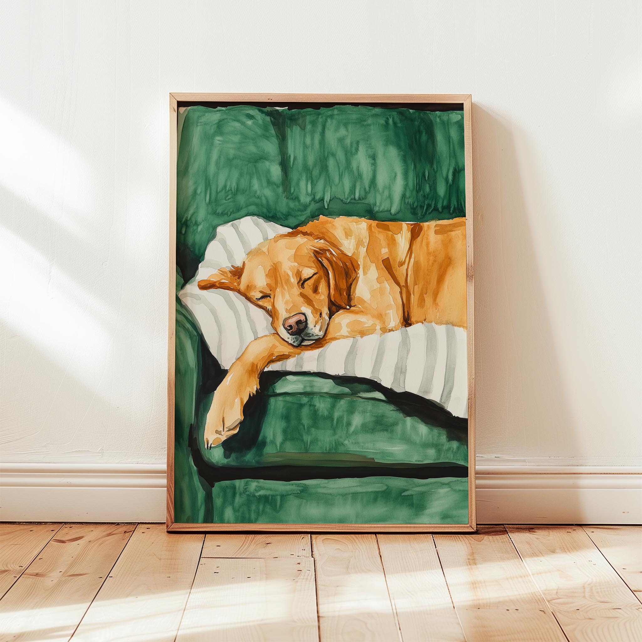 Köpek Portre XIII - Golden Retriever Zümrüt