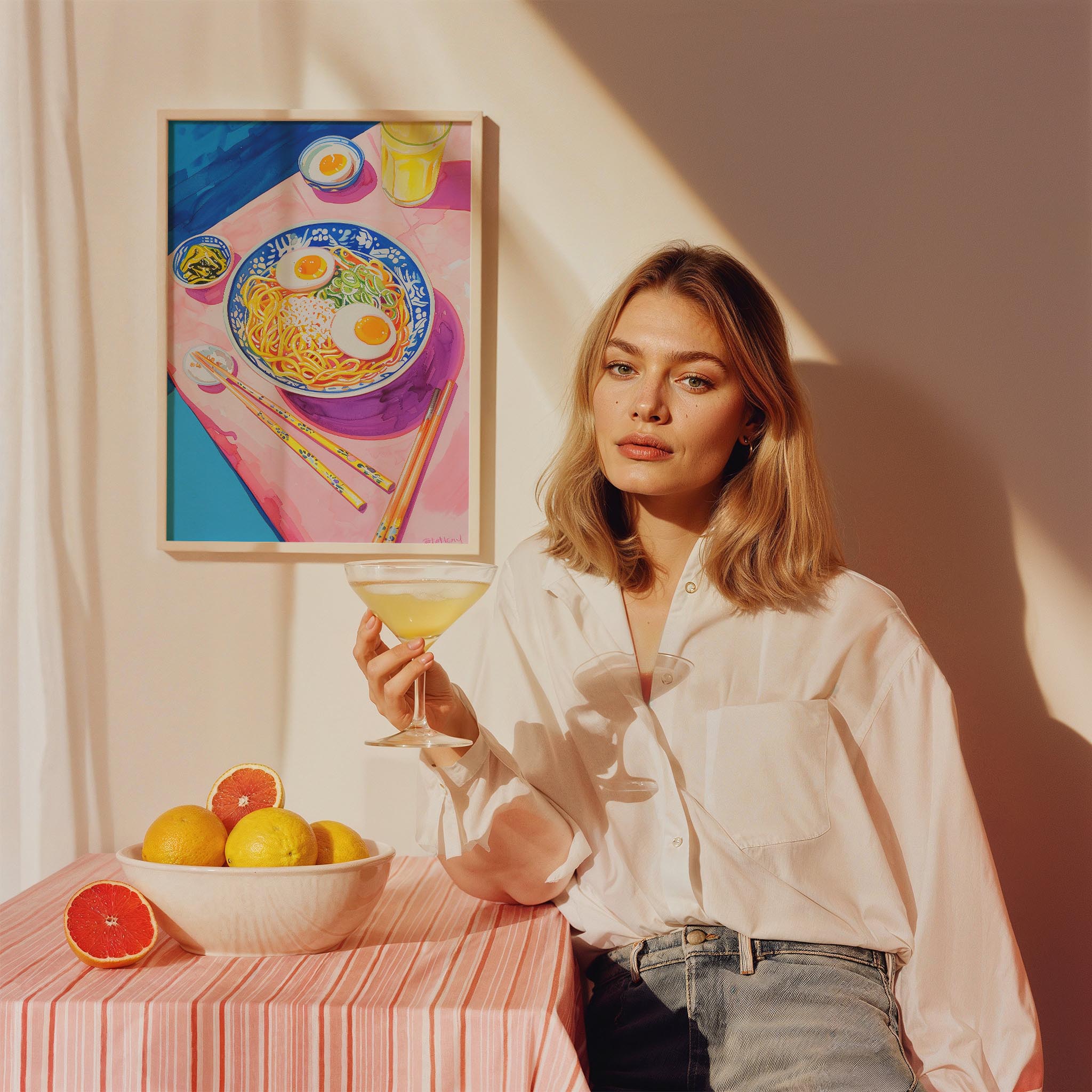 Ramen - Japon Tarzı Mutfak Tablosu