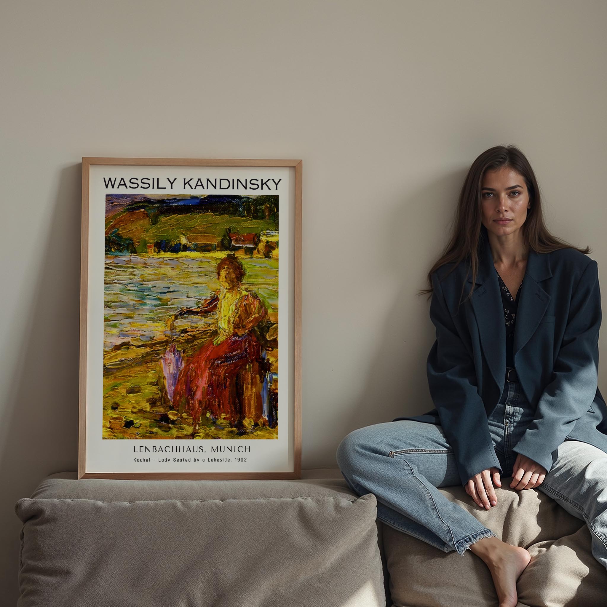 Kochel - Lady Seated by a Lakeside