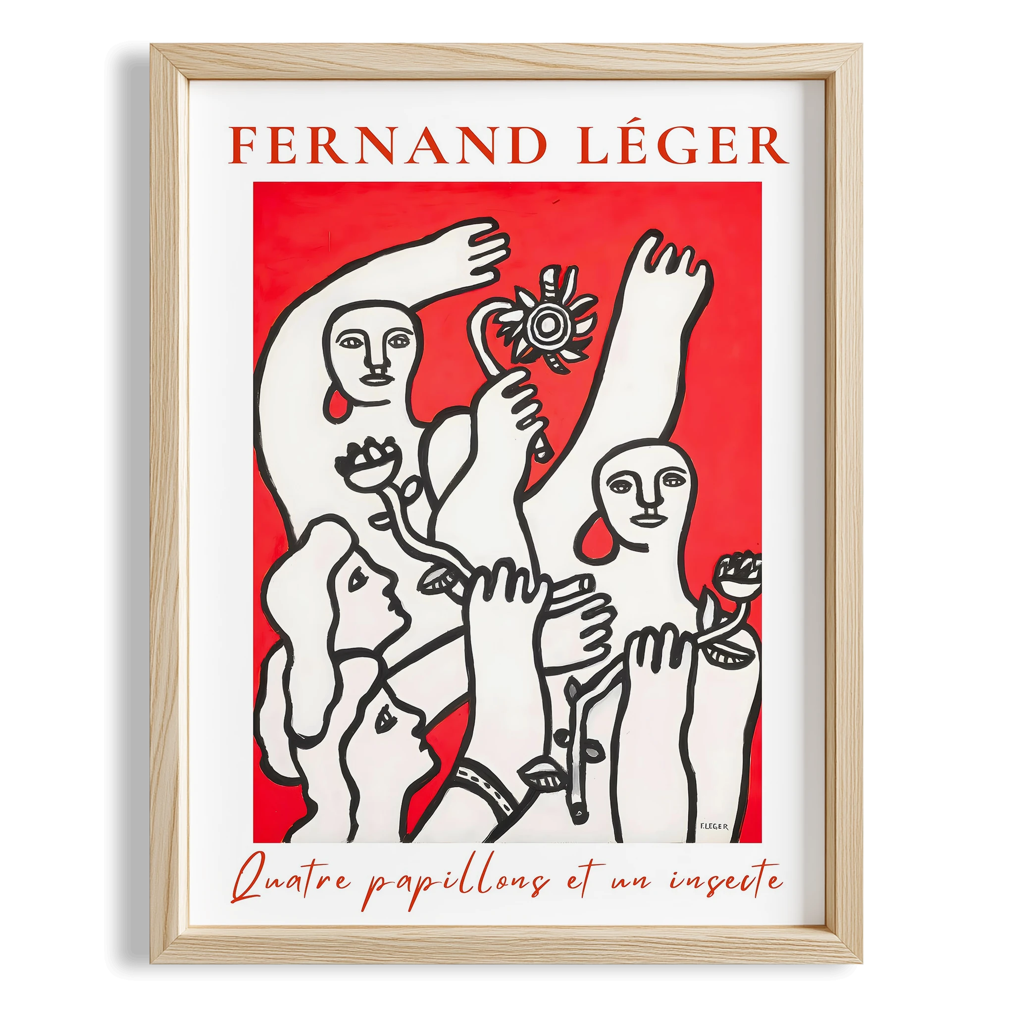 Fernand Leger 38 Duvar Tablosu