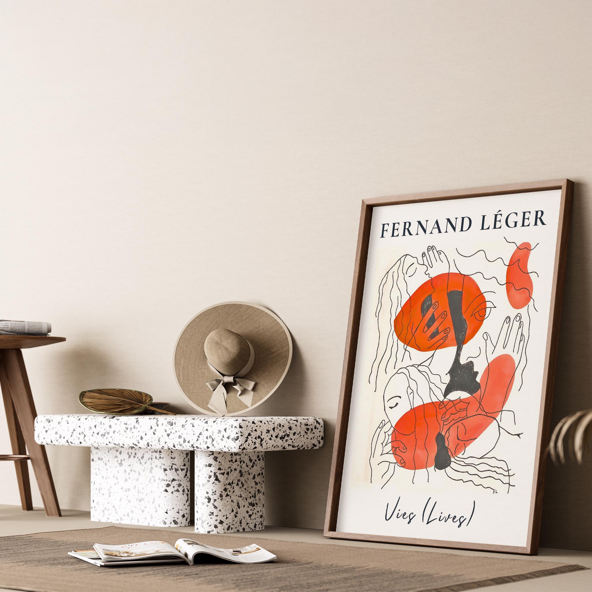 Fernand Leger XIII Duvar Tablosu