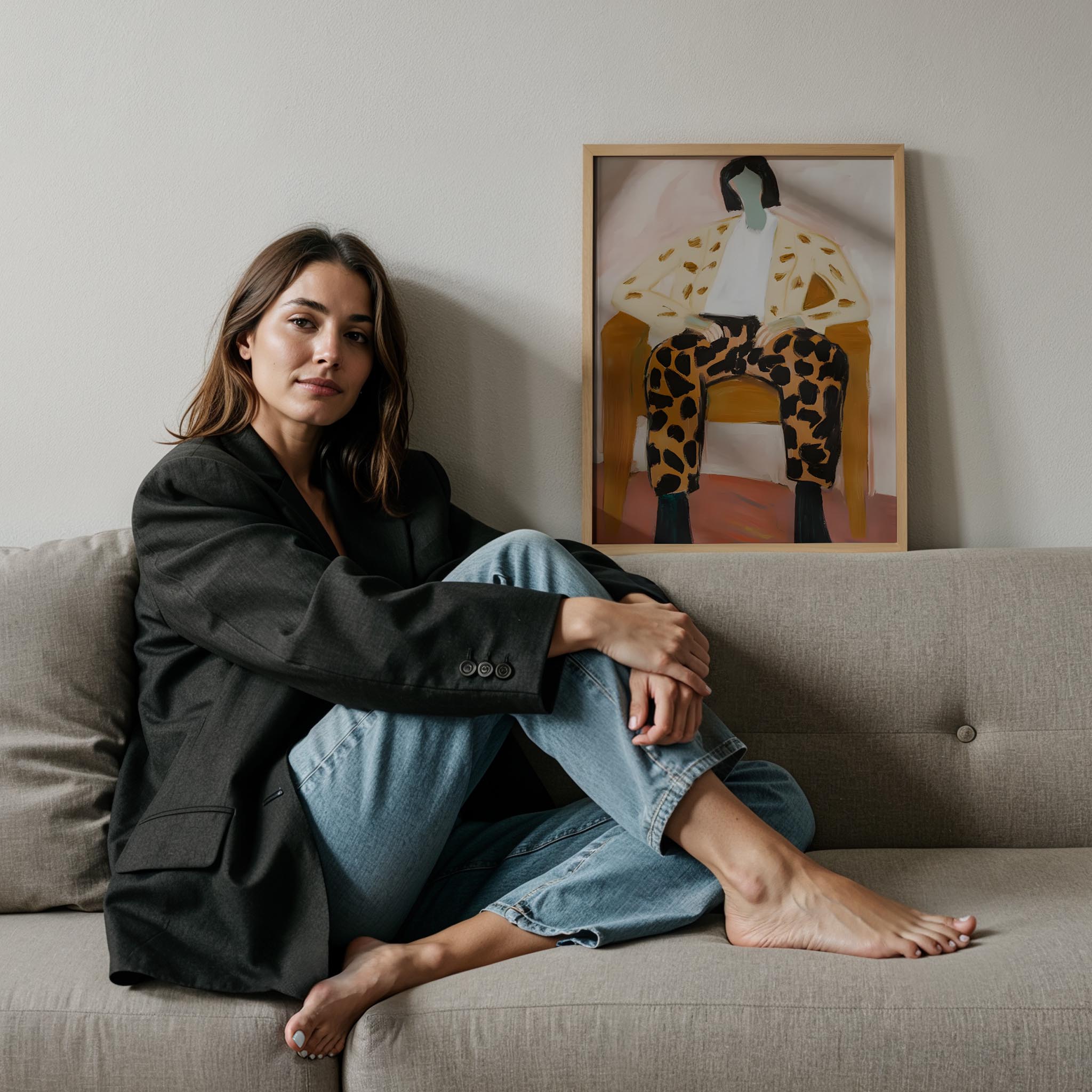 Moda Çalışması I - Benekli Pantolon