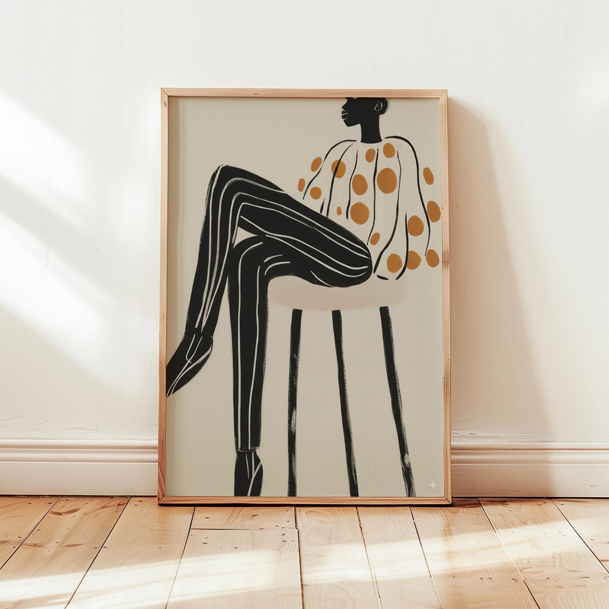 İnsan Portresi V - Afro Bohem