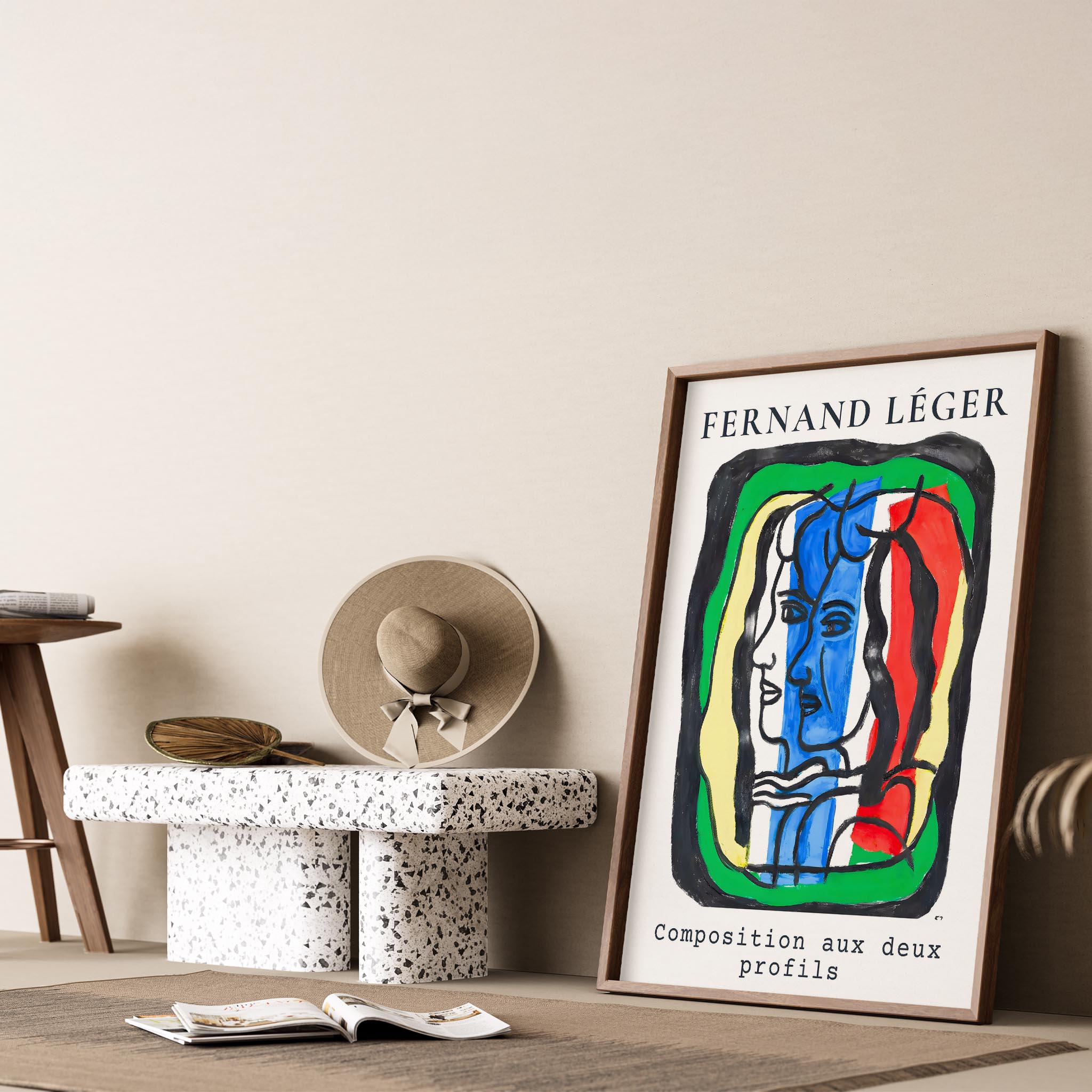 Fernand Leger XXII Duvar Tablosu