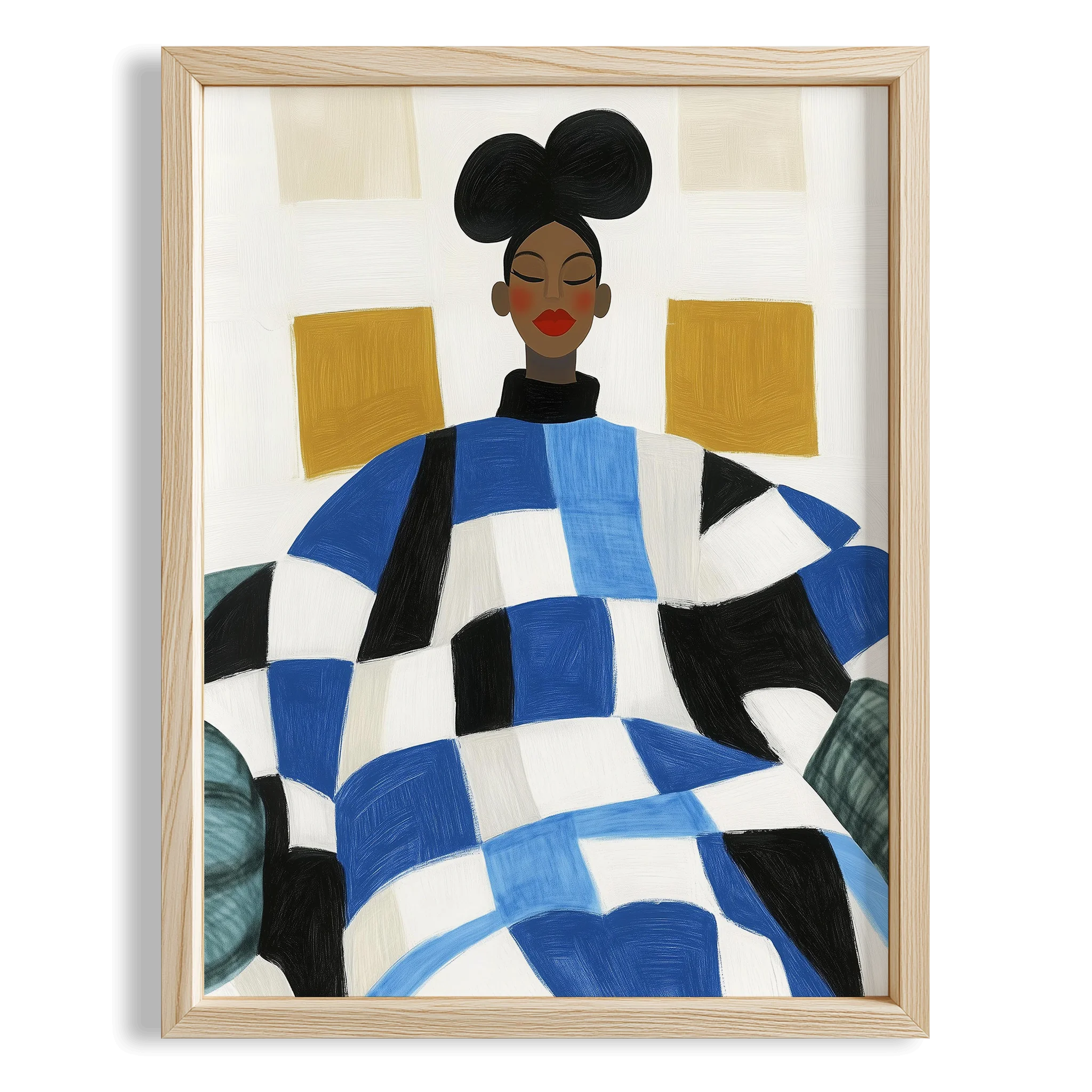 Kadın Portre XXXIII - Geometrik