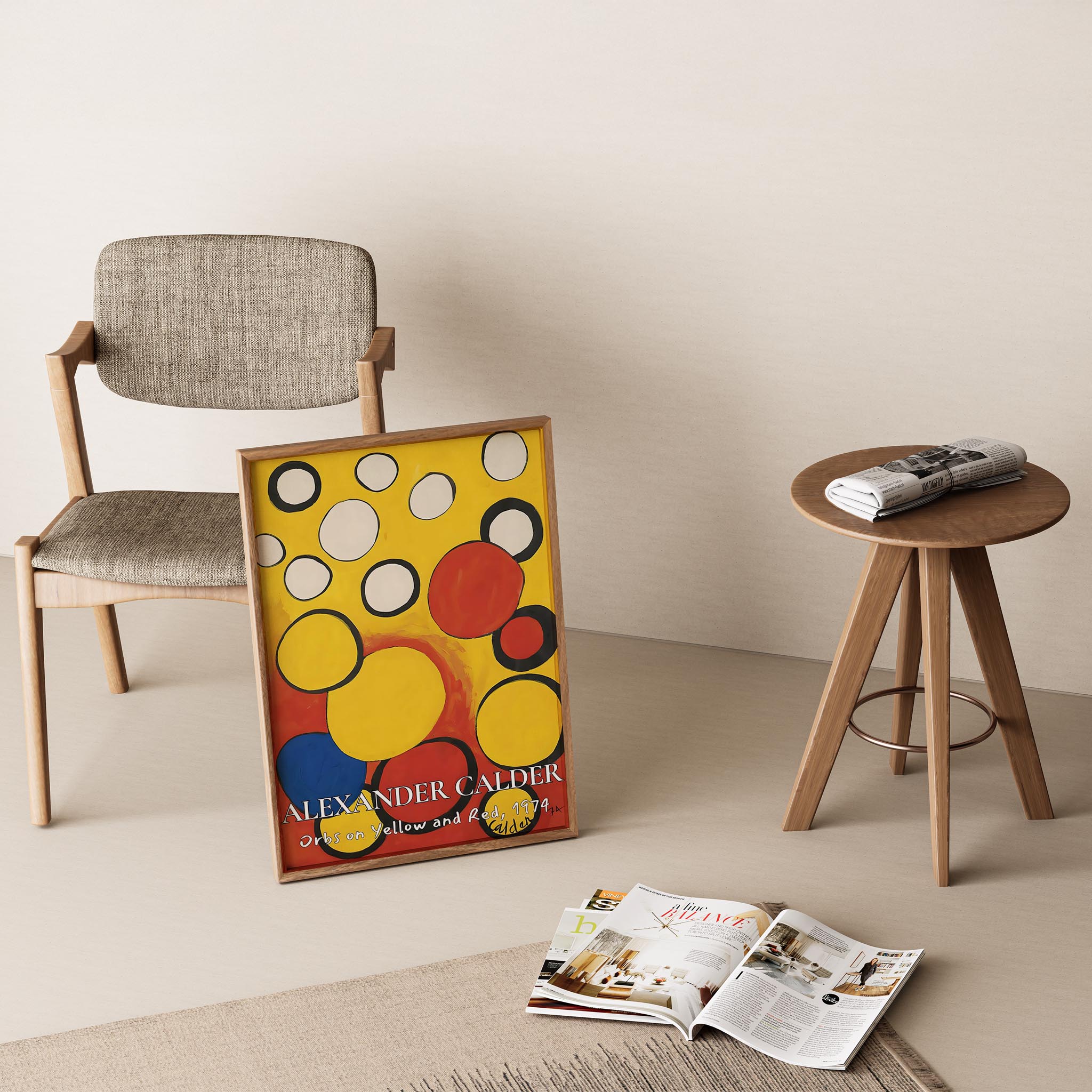 Alexander Sandy Calder I Duvar Tablosu