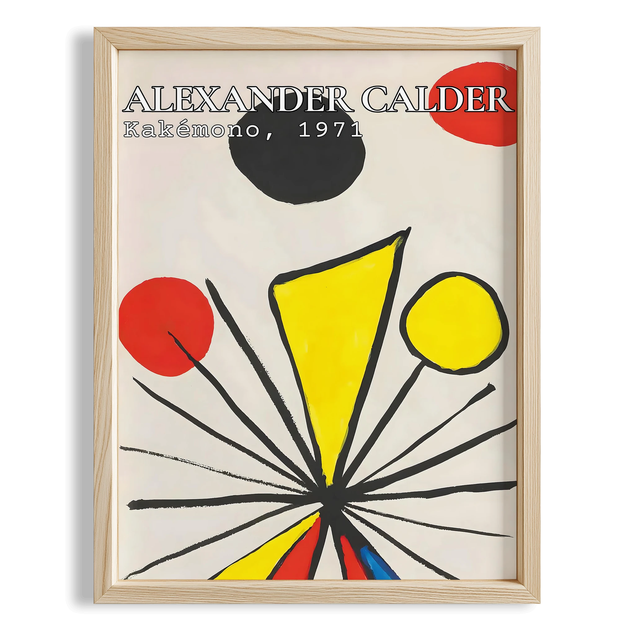 Alexander Sandy Calder X Duvar Tablosu