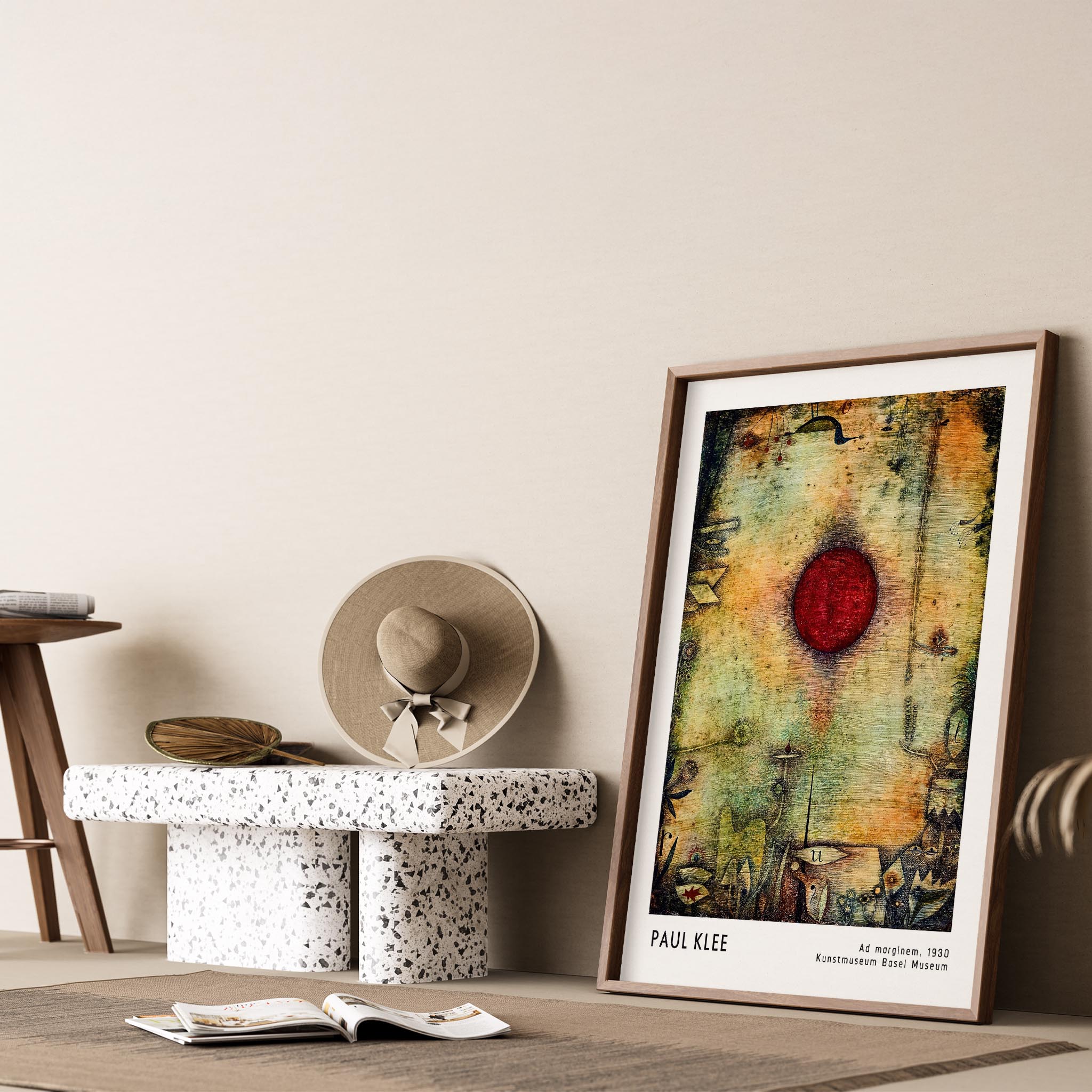 Paul Klee Kenar Notu 1930 Suluboya I Duvar Tablosu