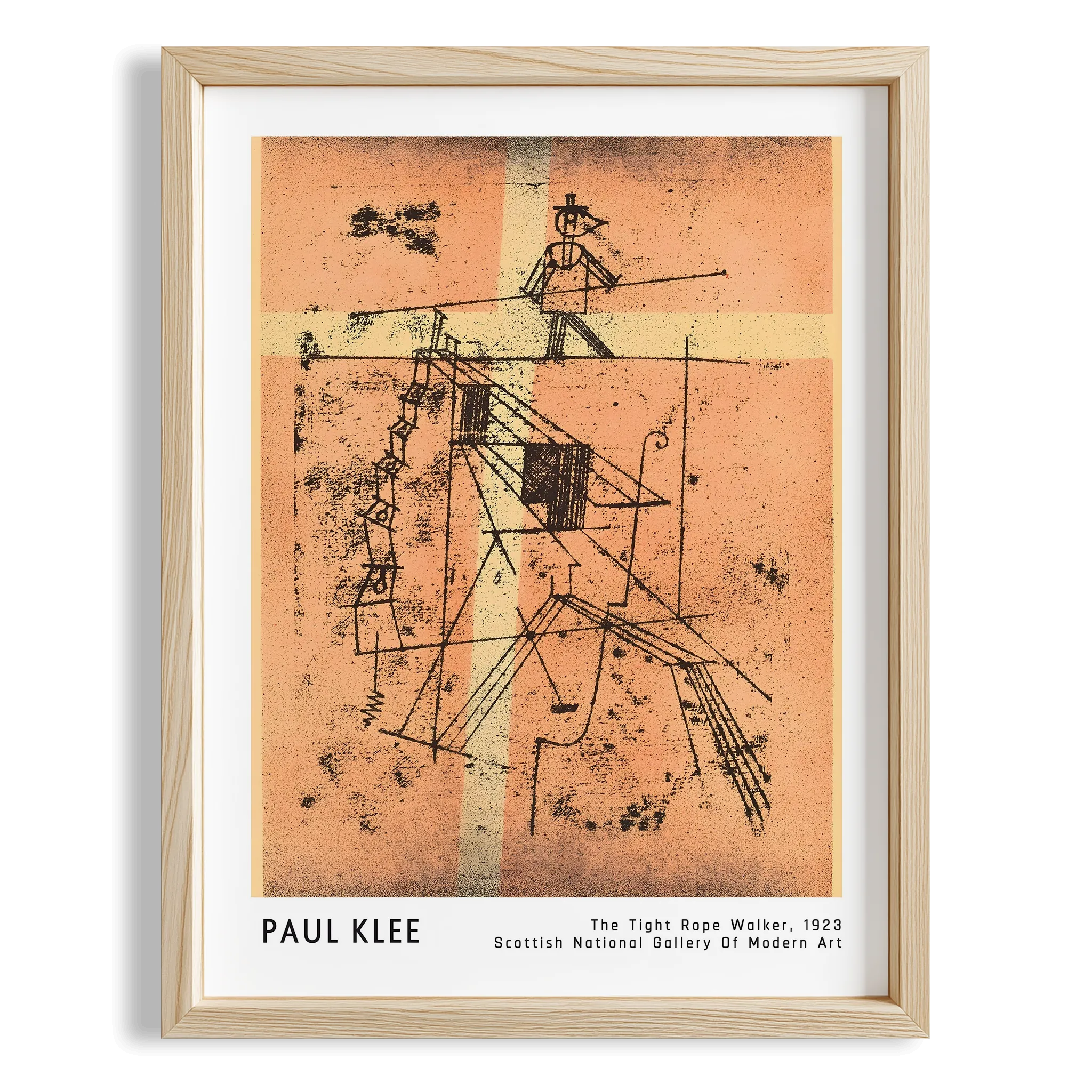 Paul Klee İp Cambazı 1923 Suluboya I Duvar Tablosu