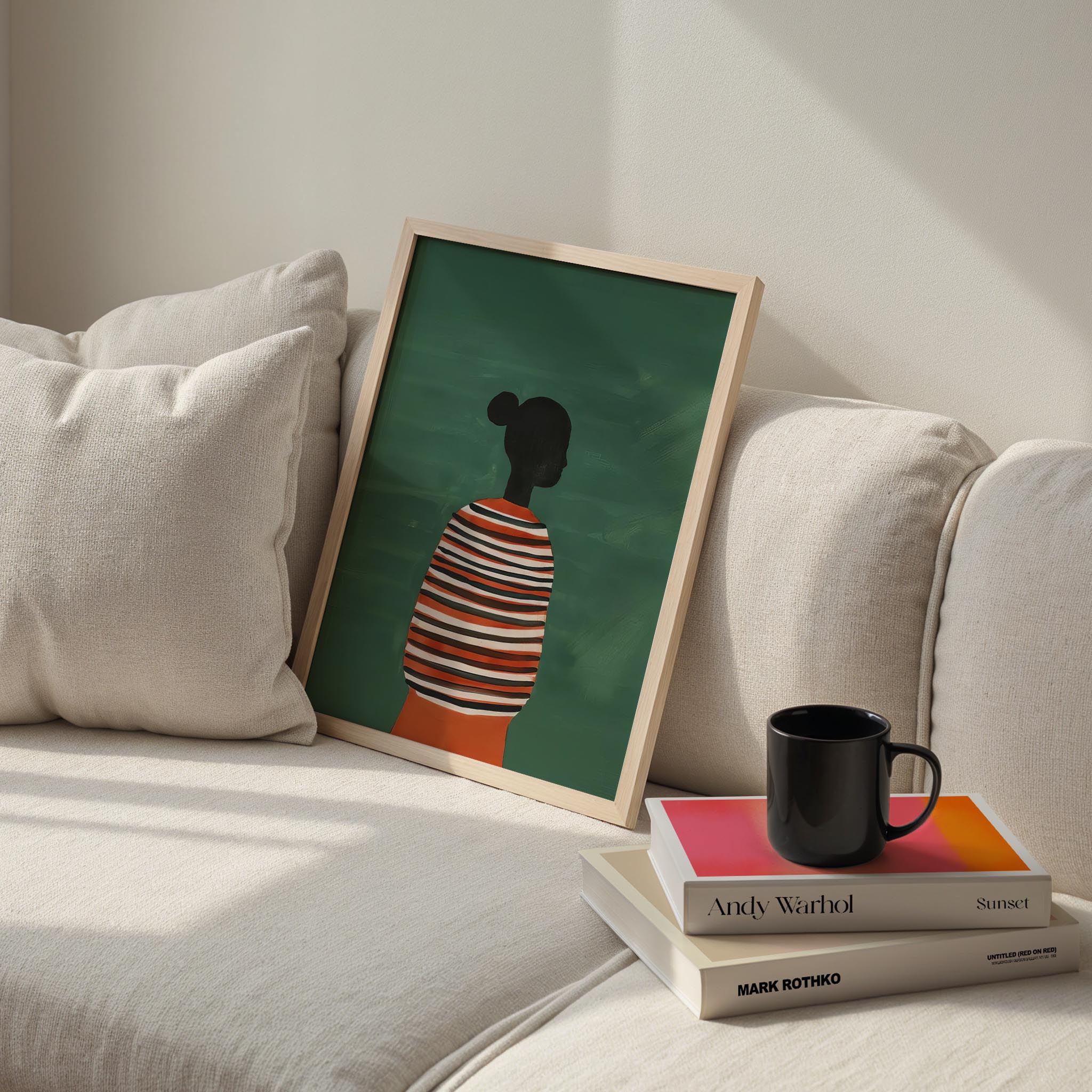 Soyut İnsan Portresi V - Çizgili