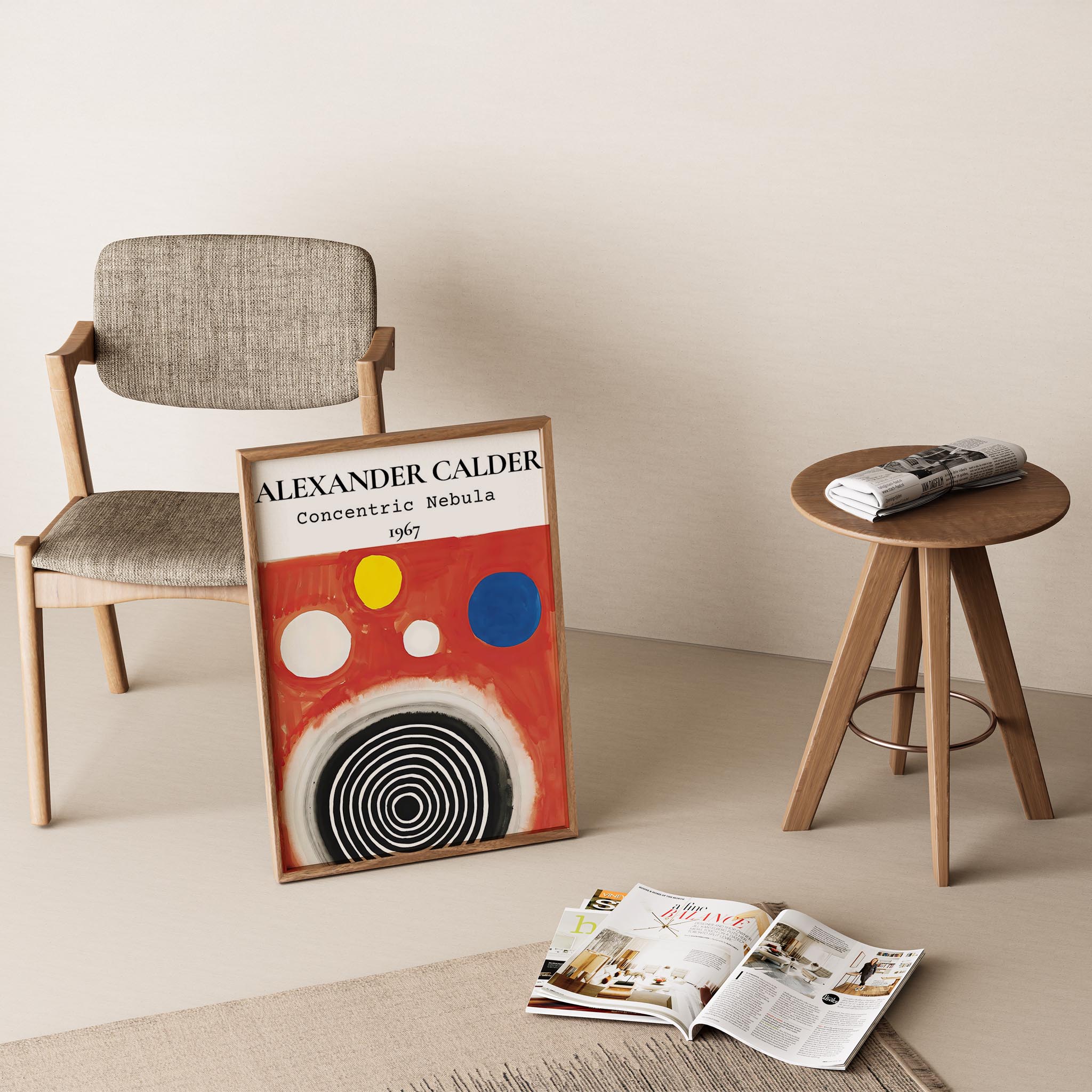 Alexander Sandy Calder XVII Duvar Tablosu