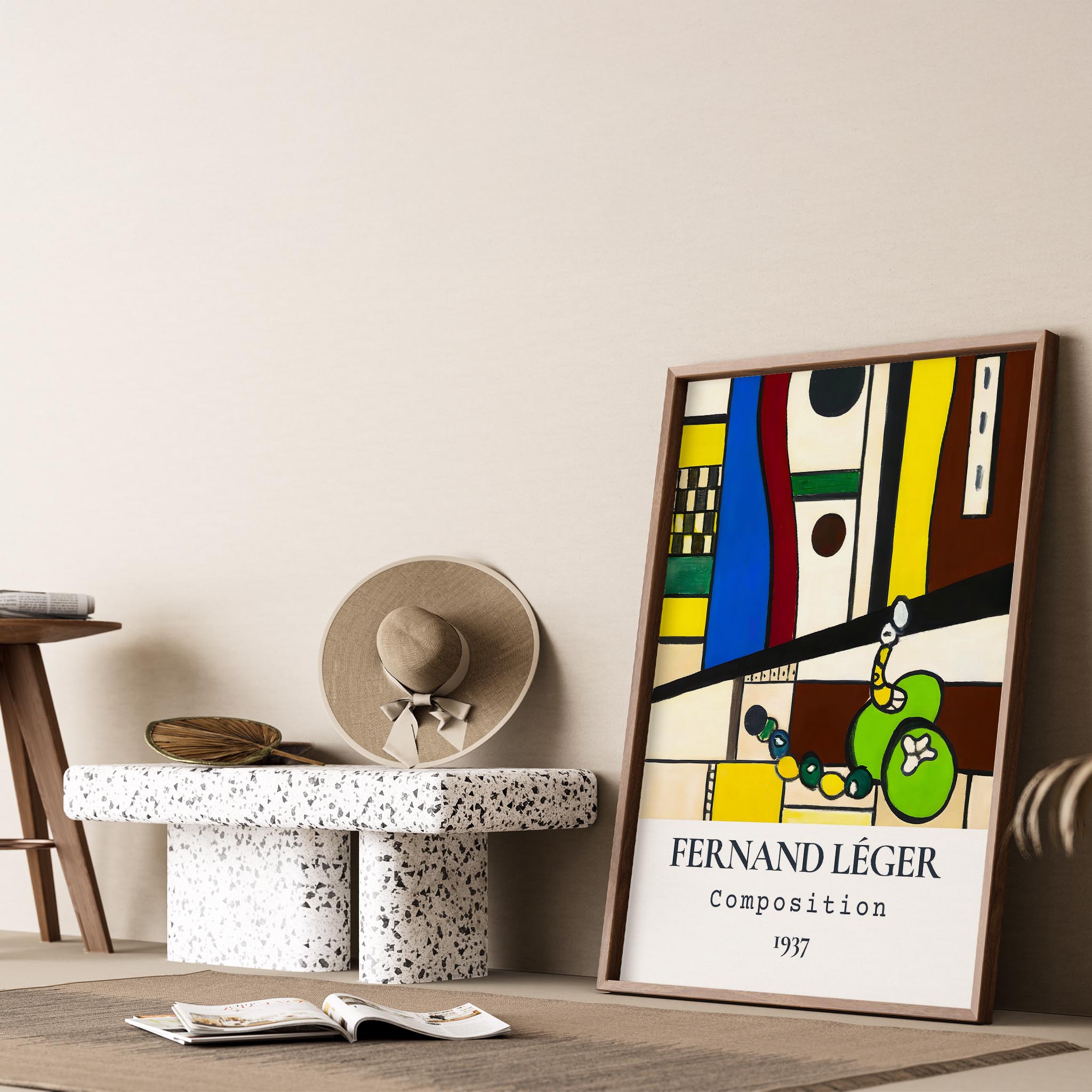 Fernand Leger XX Duvar Tablosu