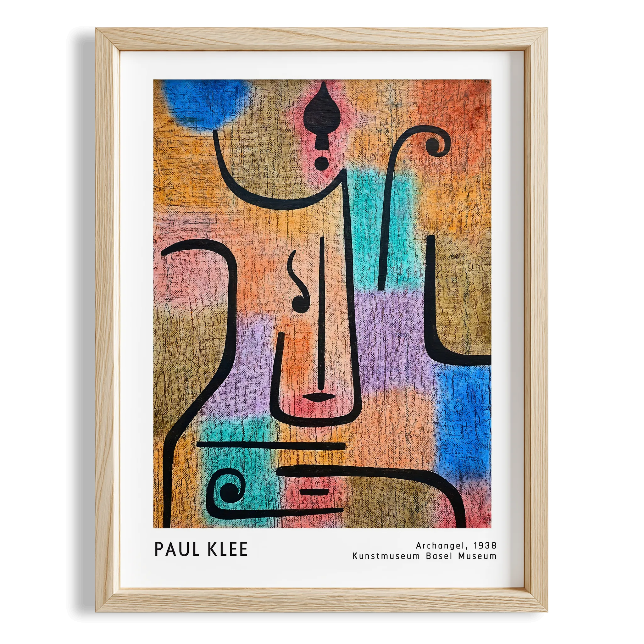 Paul Klee Başmelek 1938 Suluboya I Duvar Tablosu