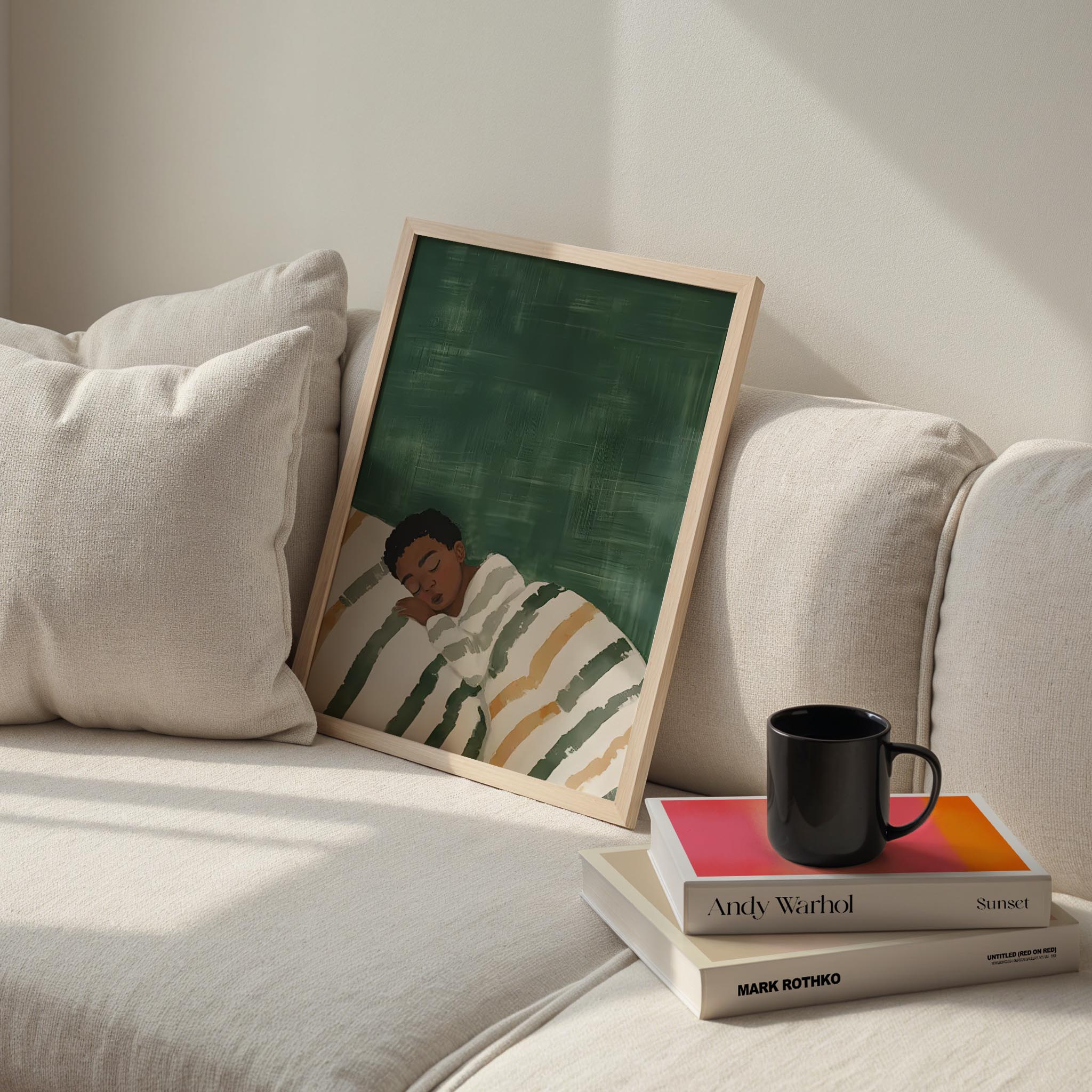 Dinlenme XXIX - Krem Battaniye