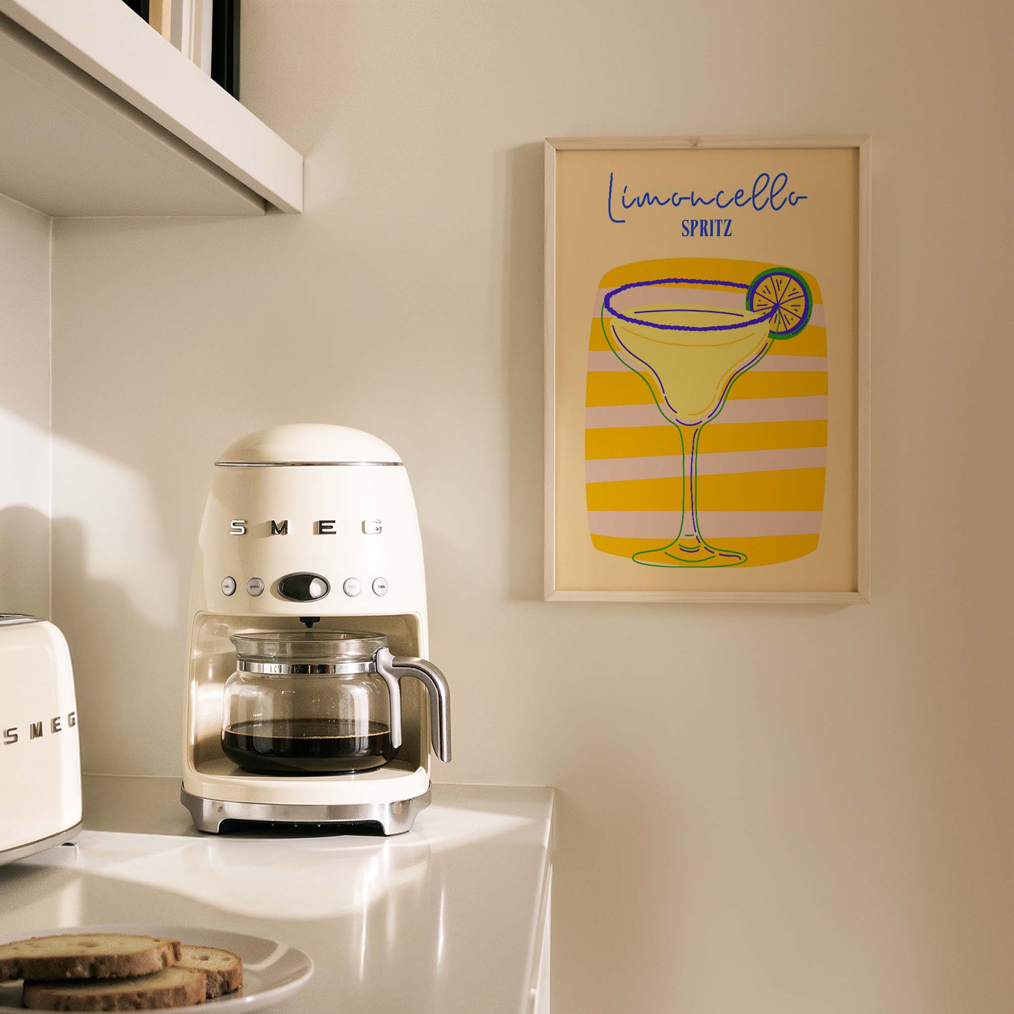 Limoncello Spritz Kokteyller Mutfak Duvar Tablosu