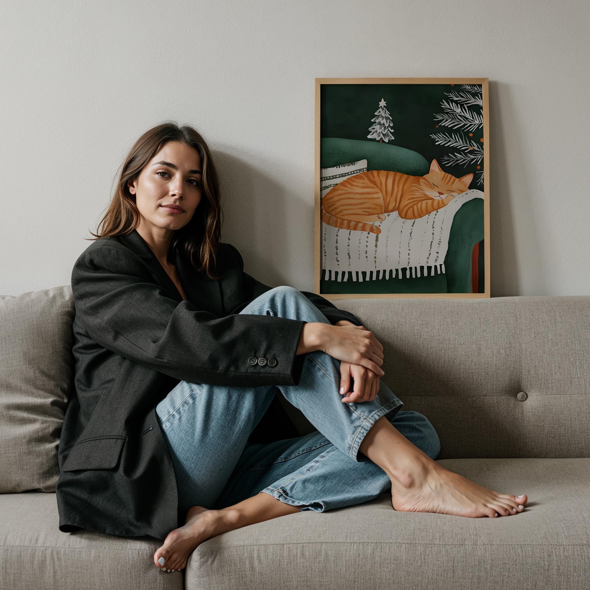 Kedi & Battaniye V - Zümrüt Koltukta