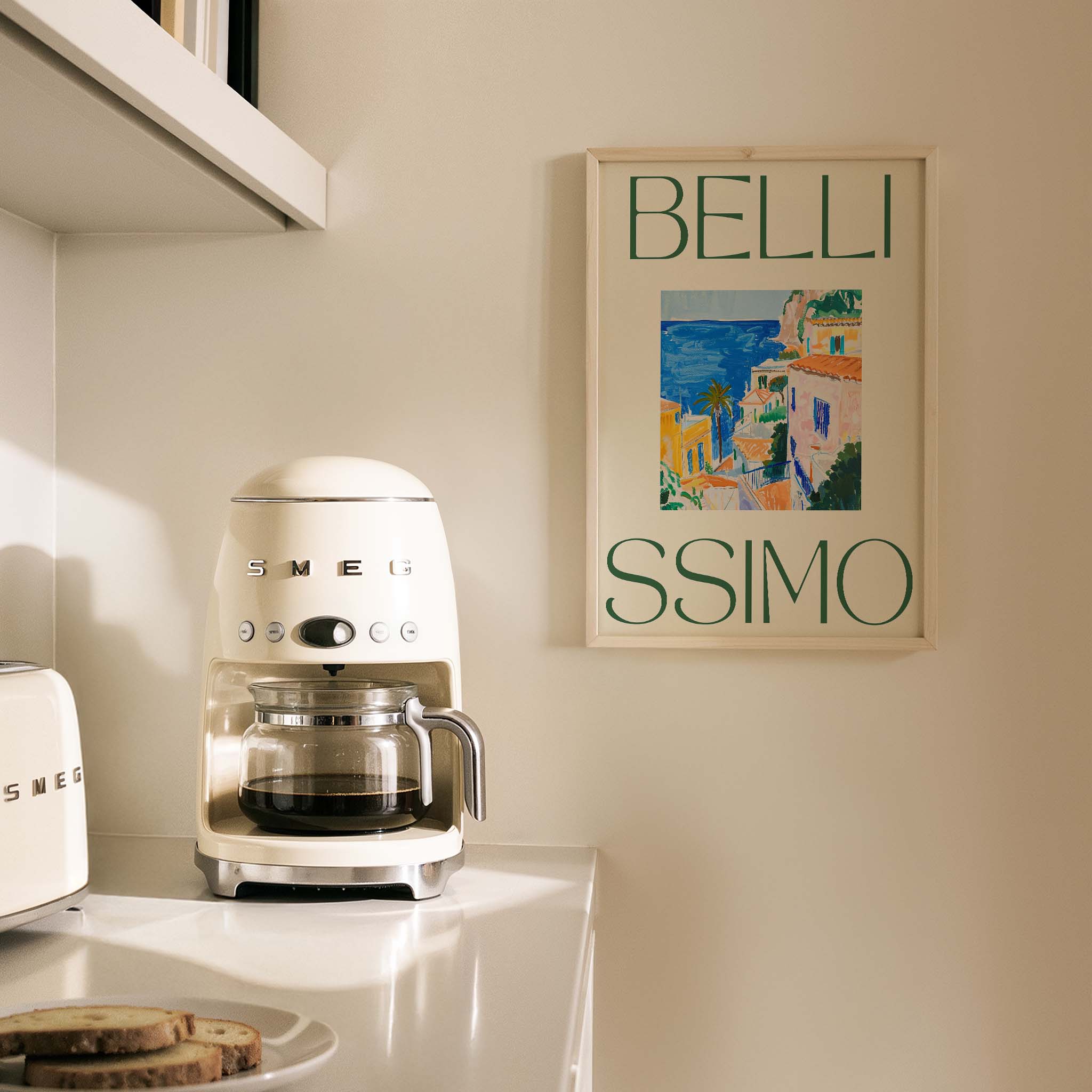 Bellissimo Akdeniz İtalya Koleksiyonu Mutfak Duvar Tablosu