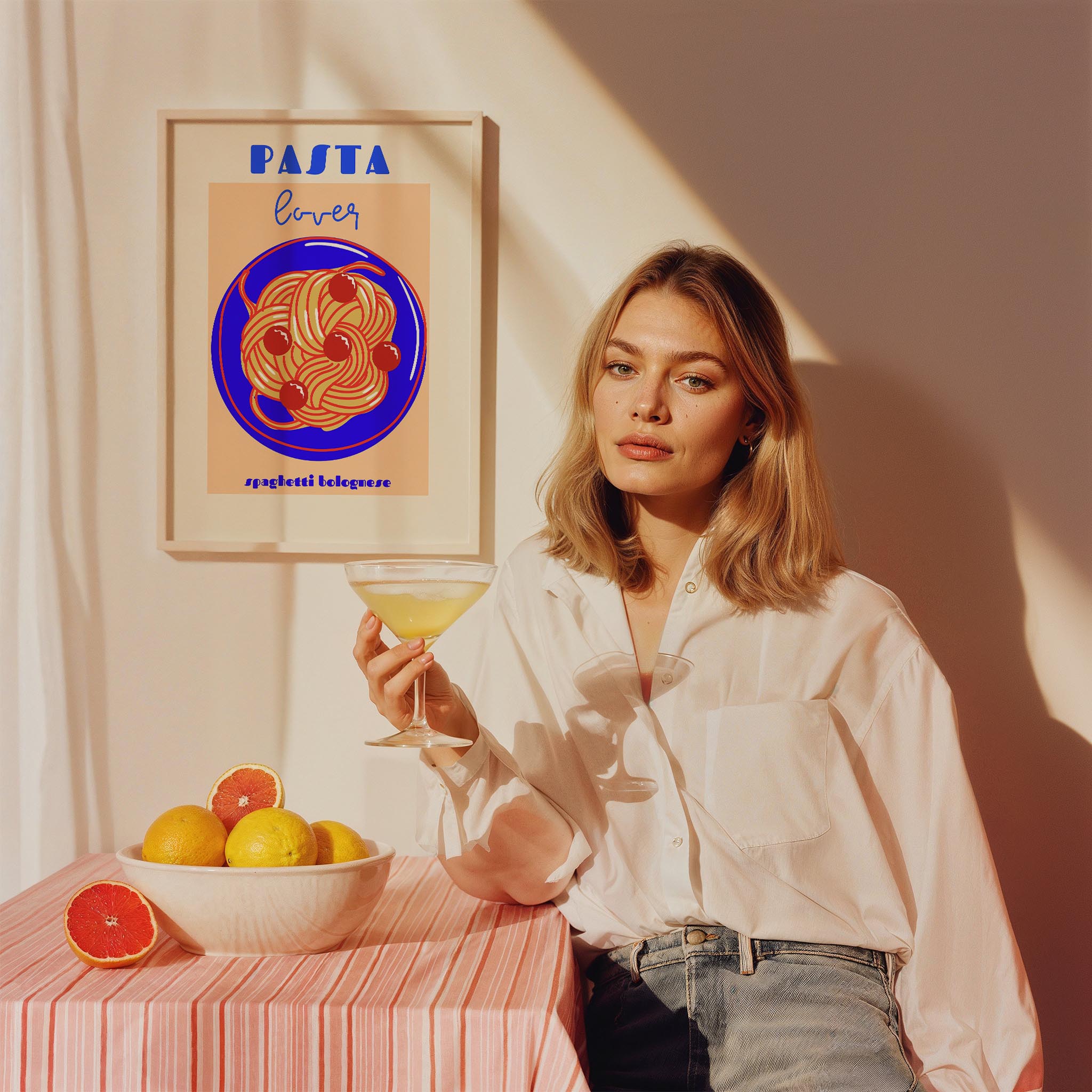 Pasta Lovers İtalya Koleksiyonu Mutfak Duvar Tablosu