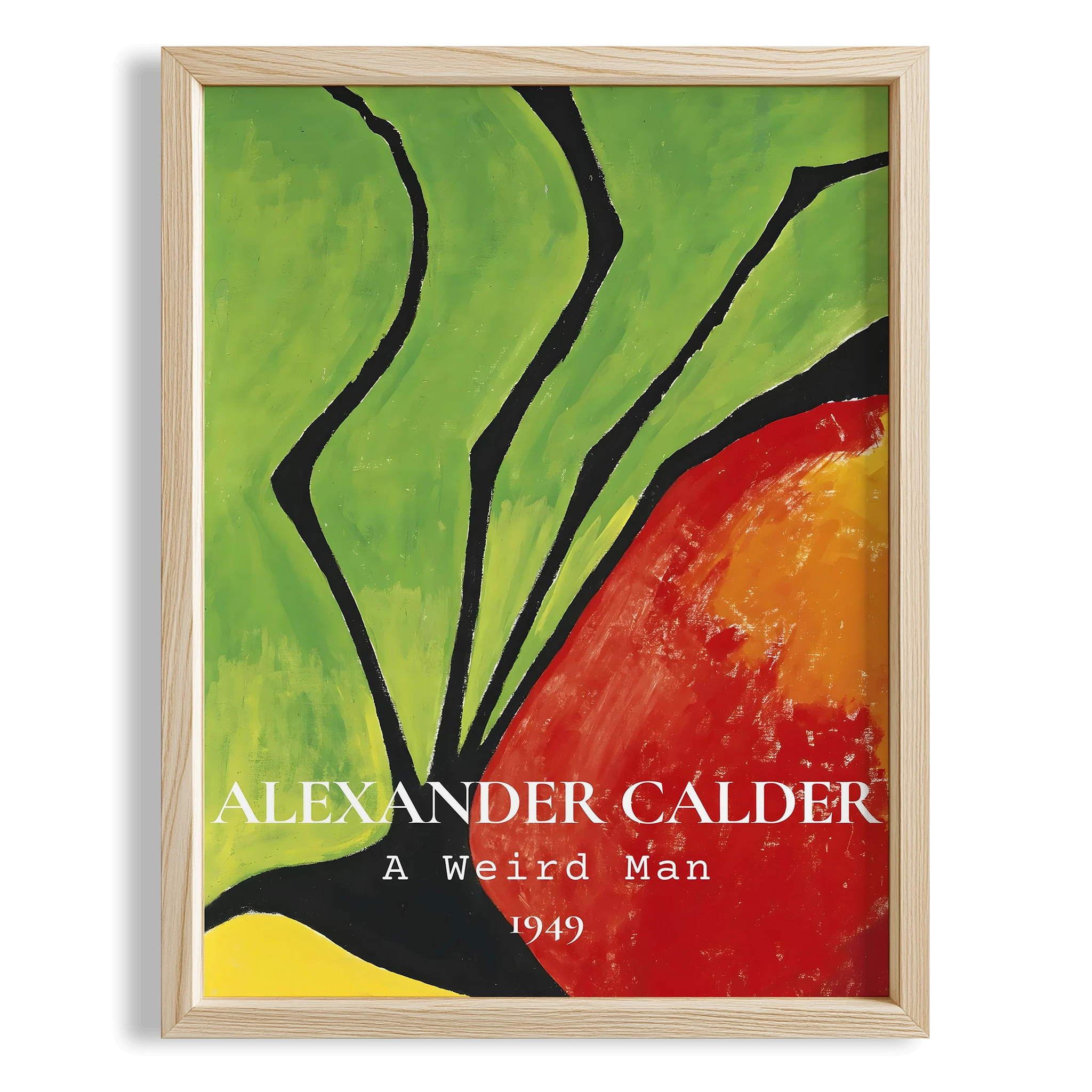 Alexander Sandy Calder XIX Duvar Tablosu