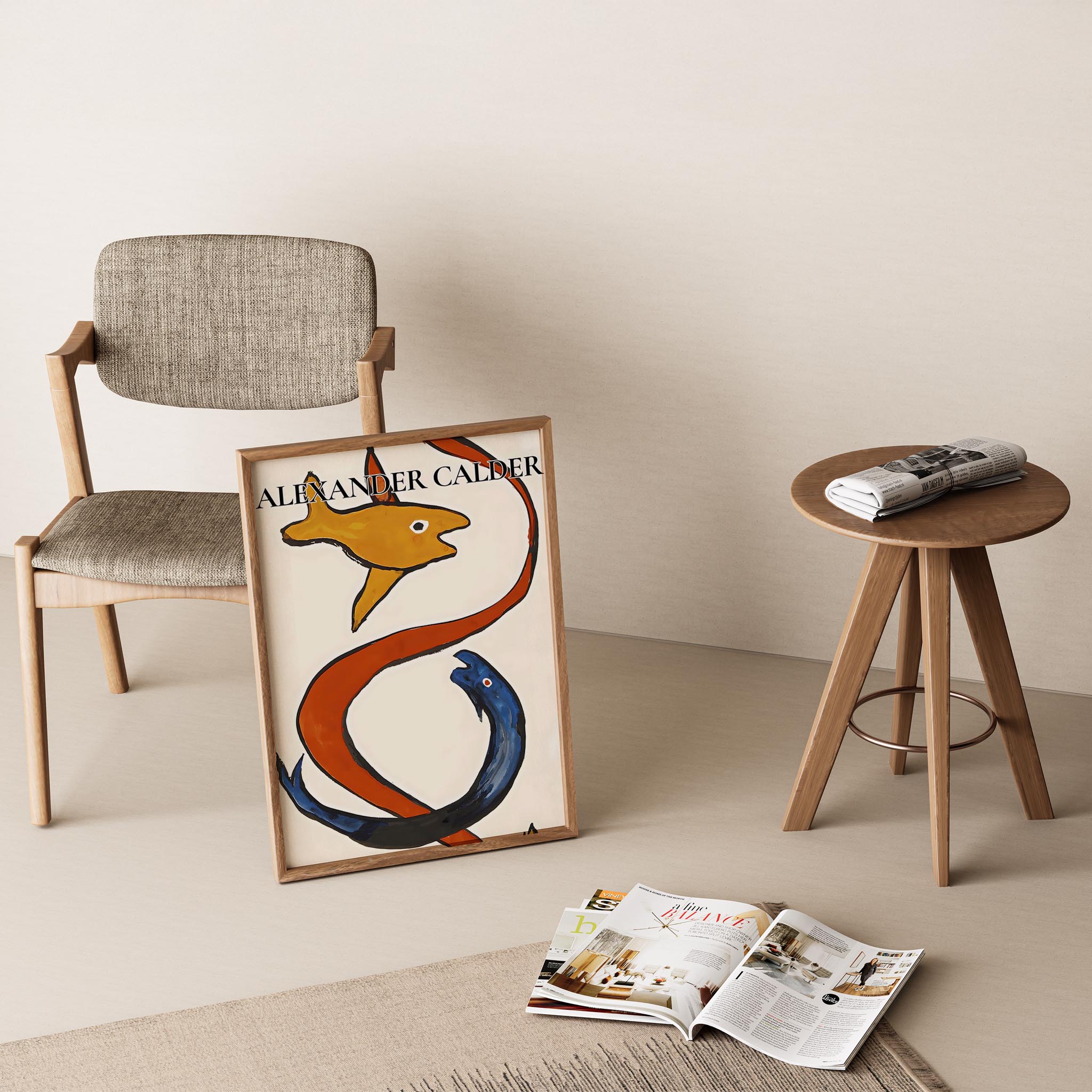 Alexander Sandy Calder XI Duvar Tablosu