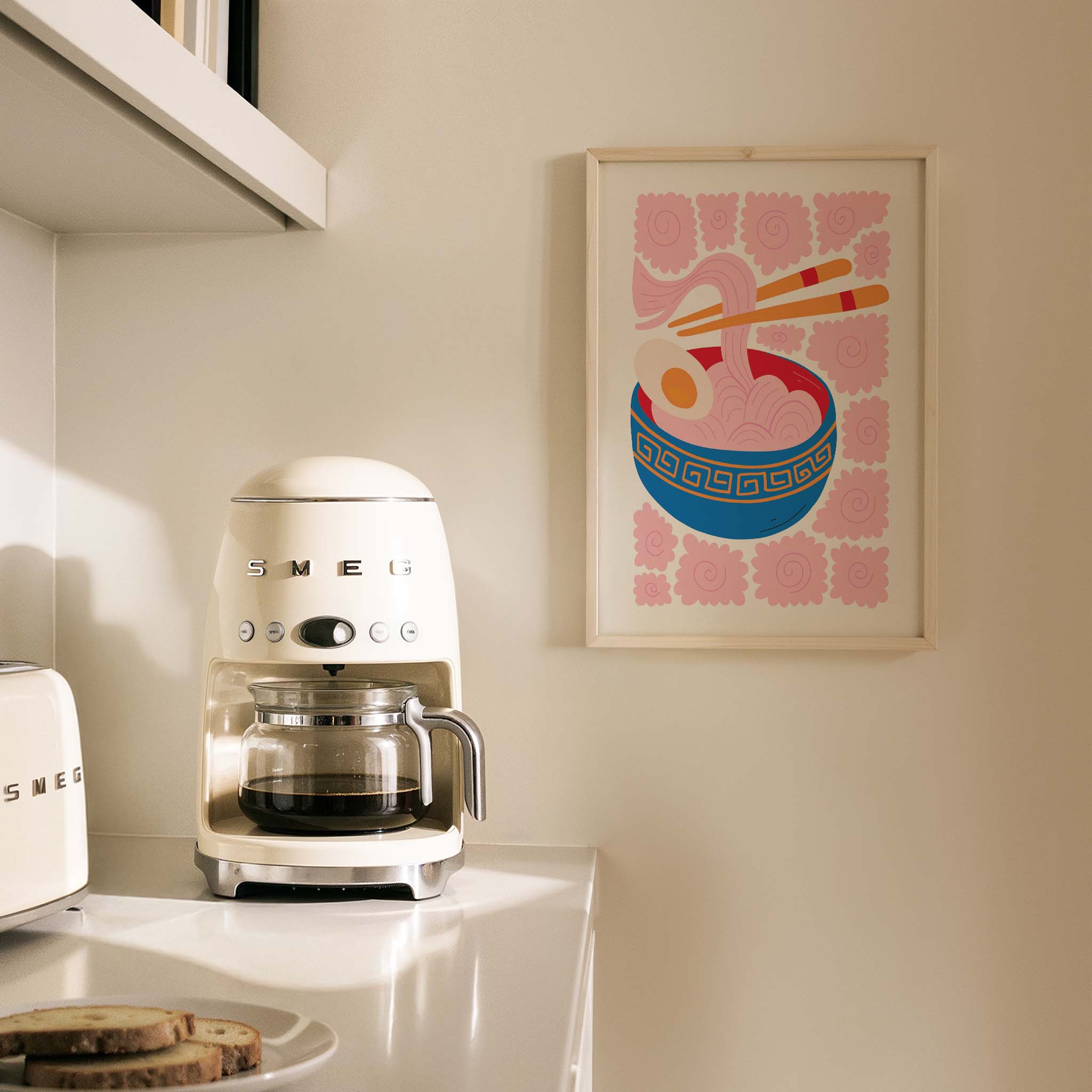 Ramen Modern Food Asya Koleksiyonu Mutfak Duvar Tablosu