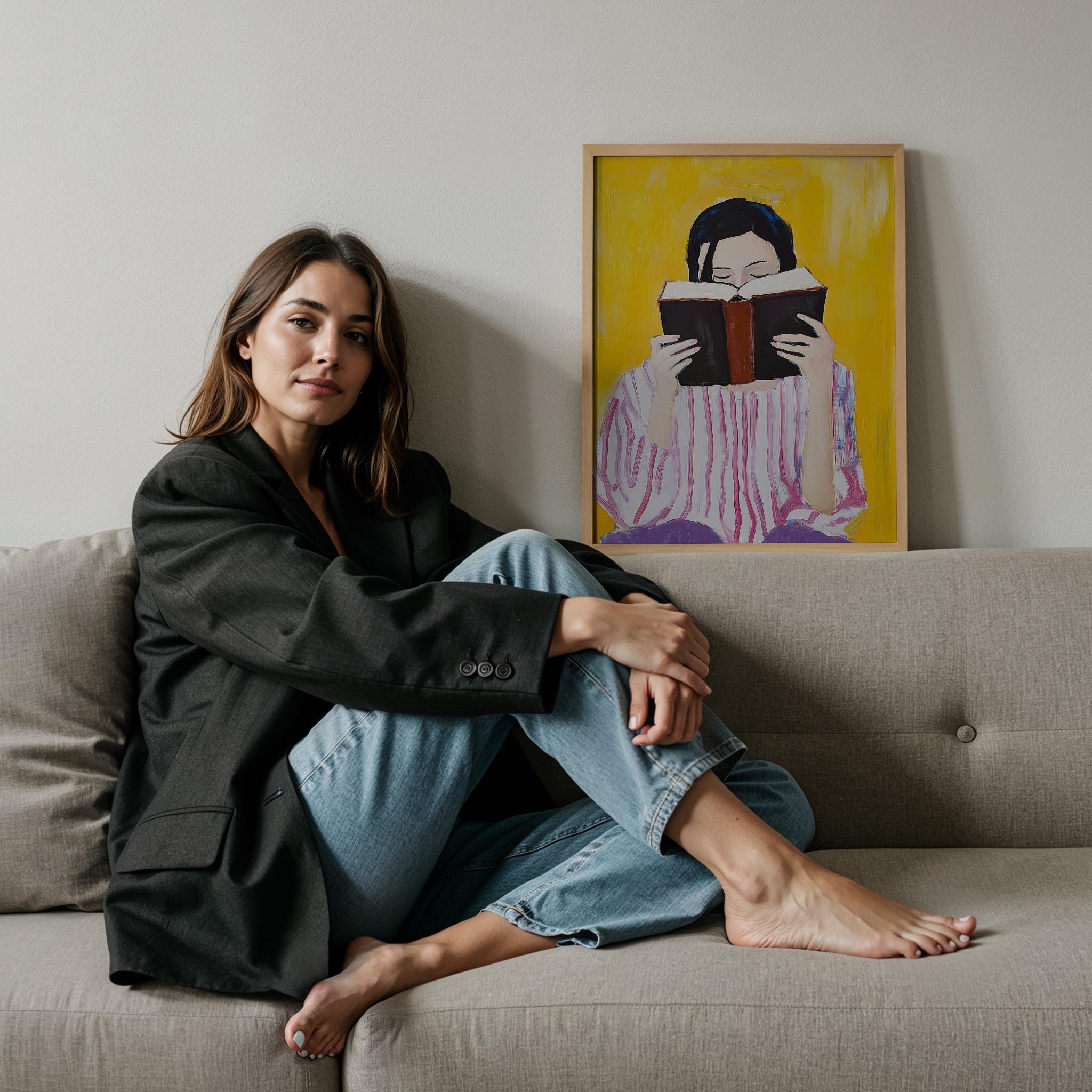 Kadın Portre XXXIV - Kitap Okuyan