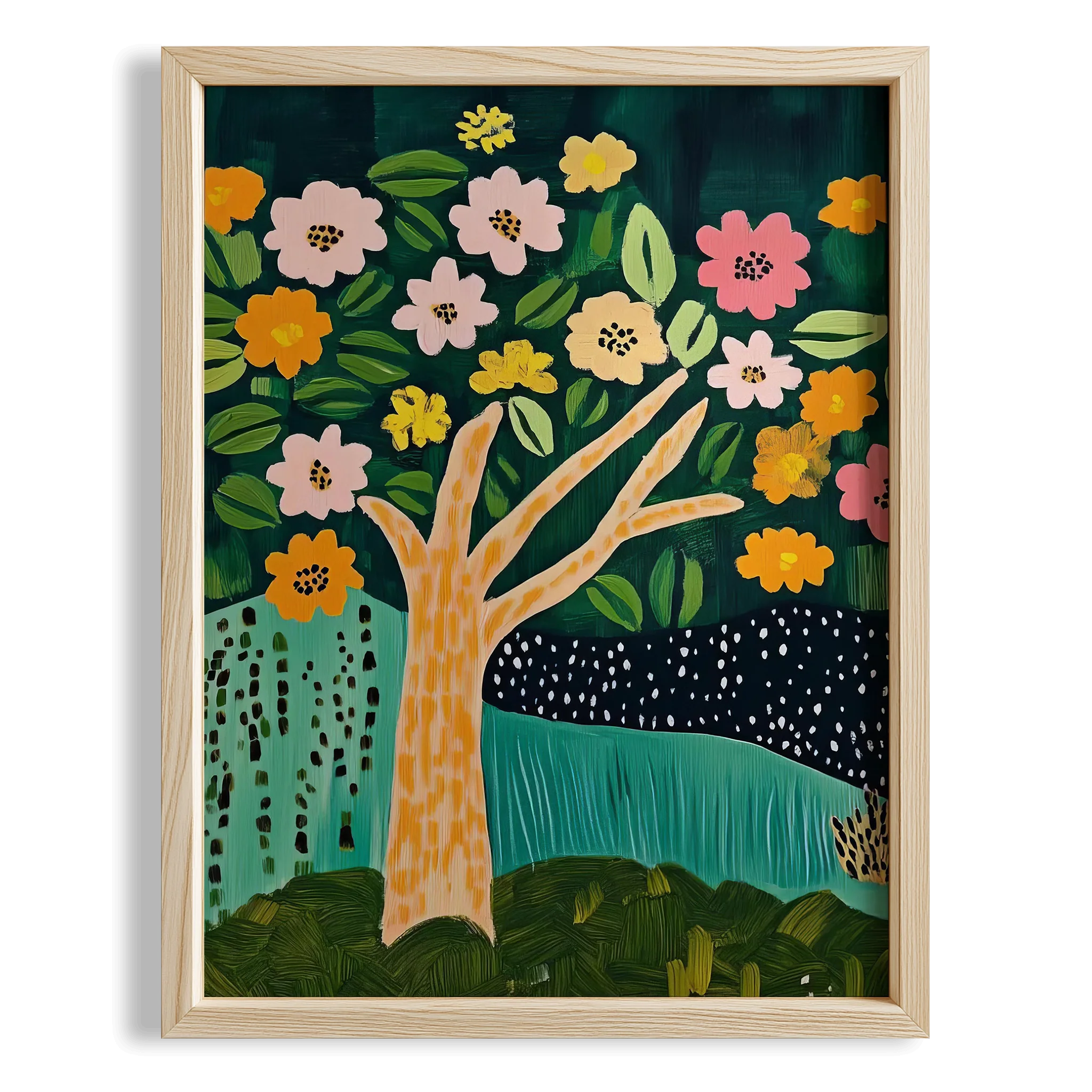 Doğa Ağacı - Çiçekli Dallar