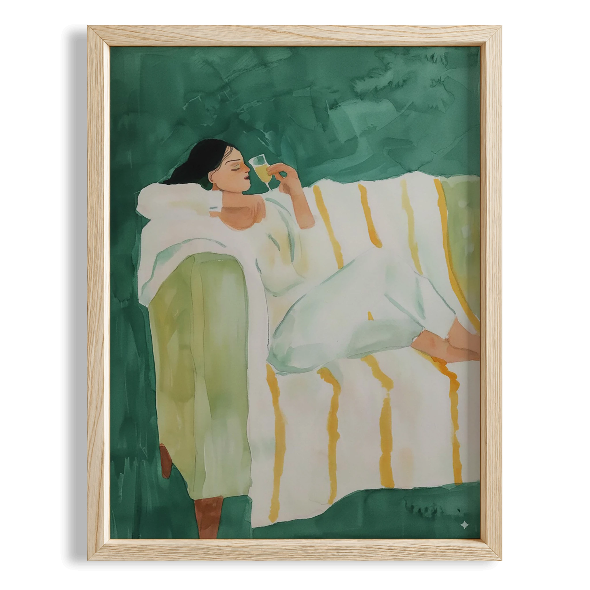 Kadın Portre XIII - Şarap & Dinginlik