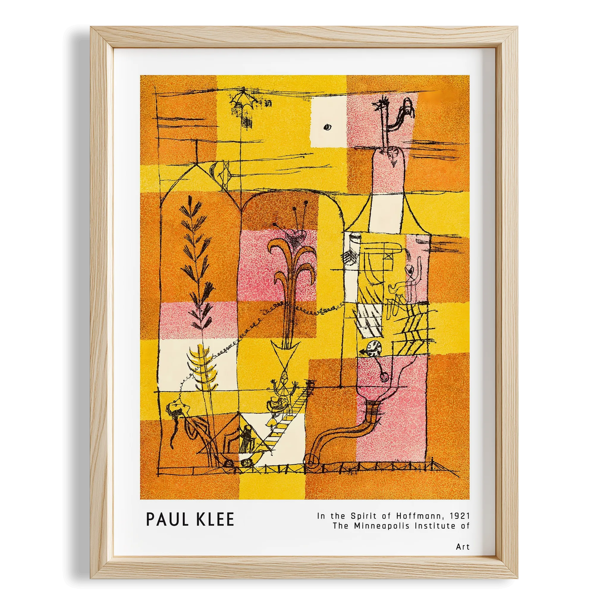 Paul Klee Hoffman Ruhu Eşliğinde 1921 Suluboya I Duvar Tablosu