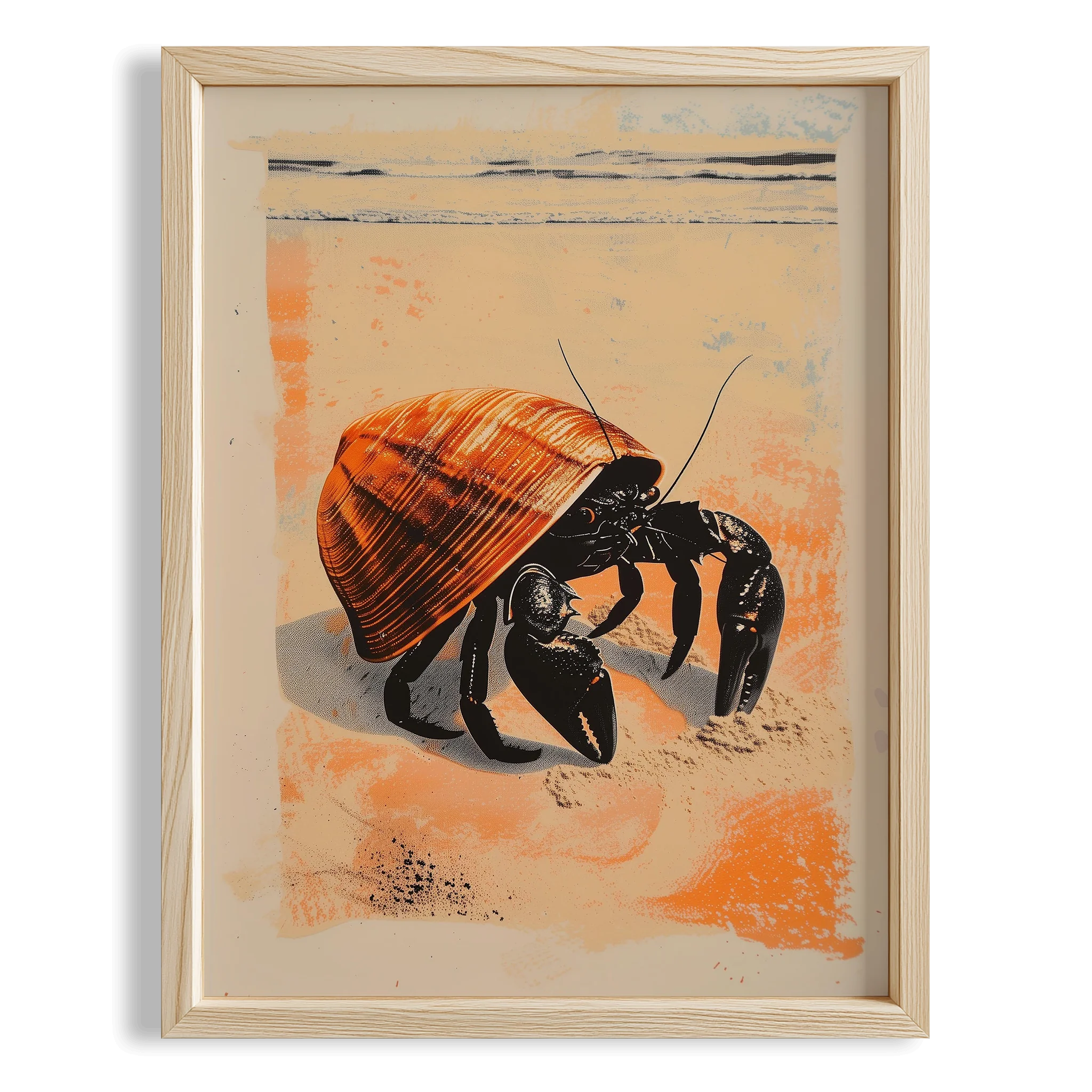 Eriyen Dondurma Pastel Pembe Mutfak Duvar Tablosu