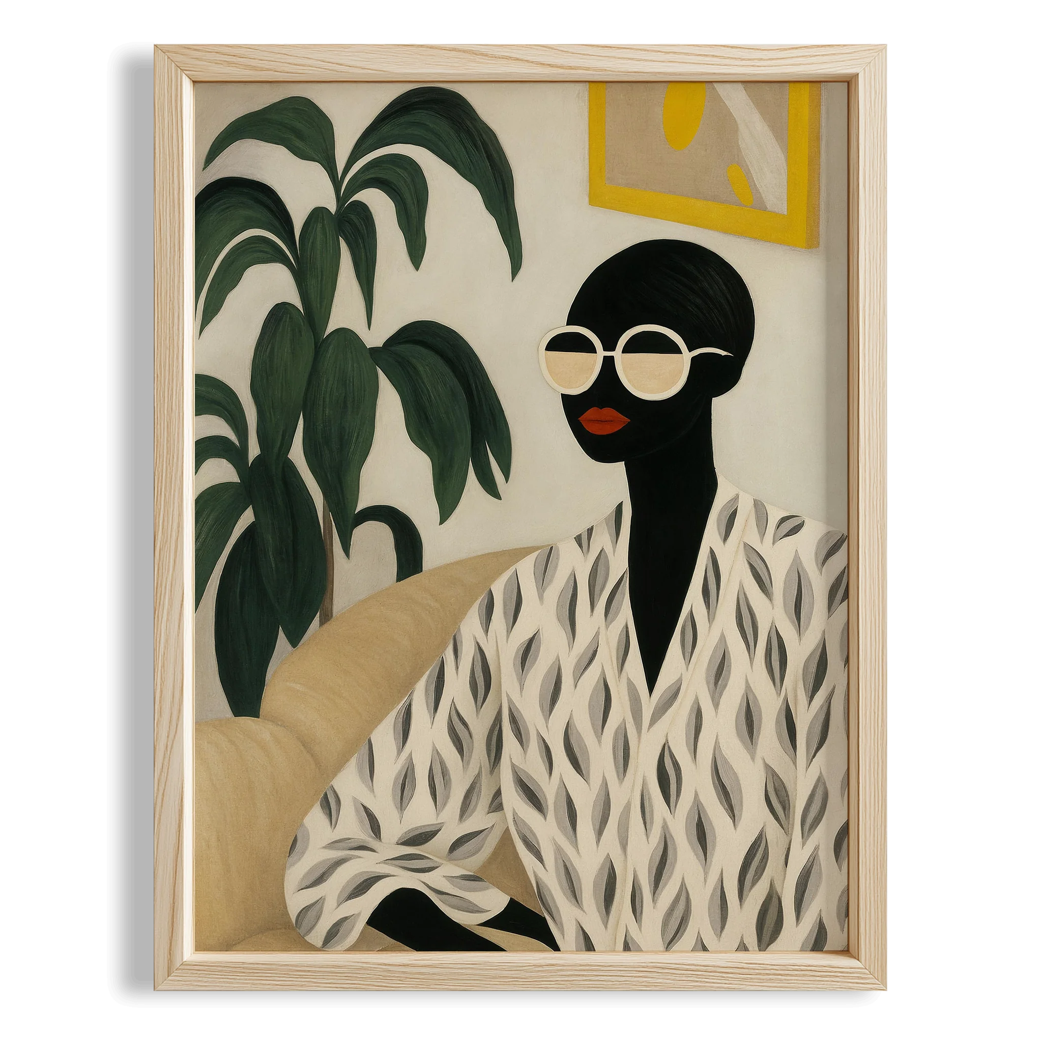 Kadın Portre V - Afro Bohem