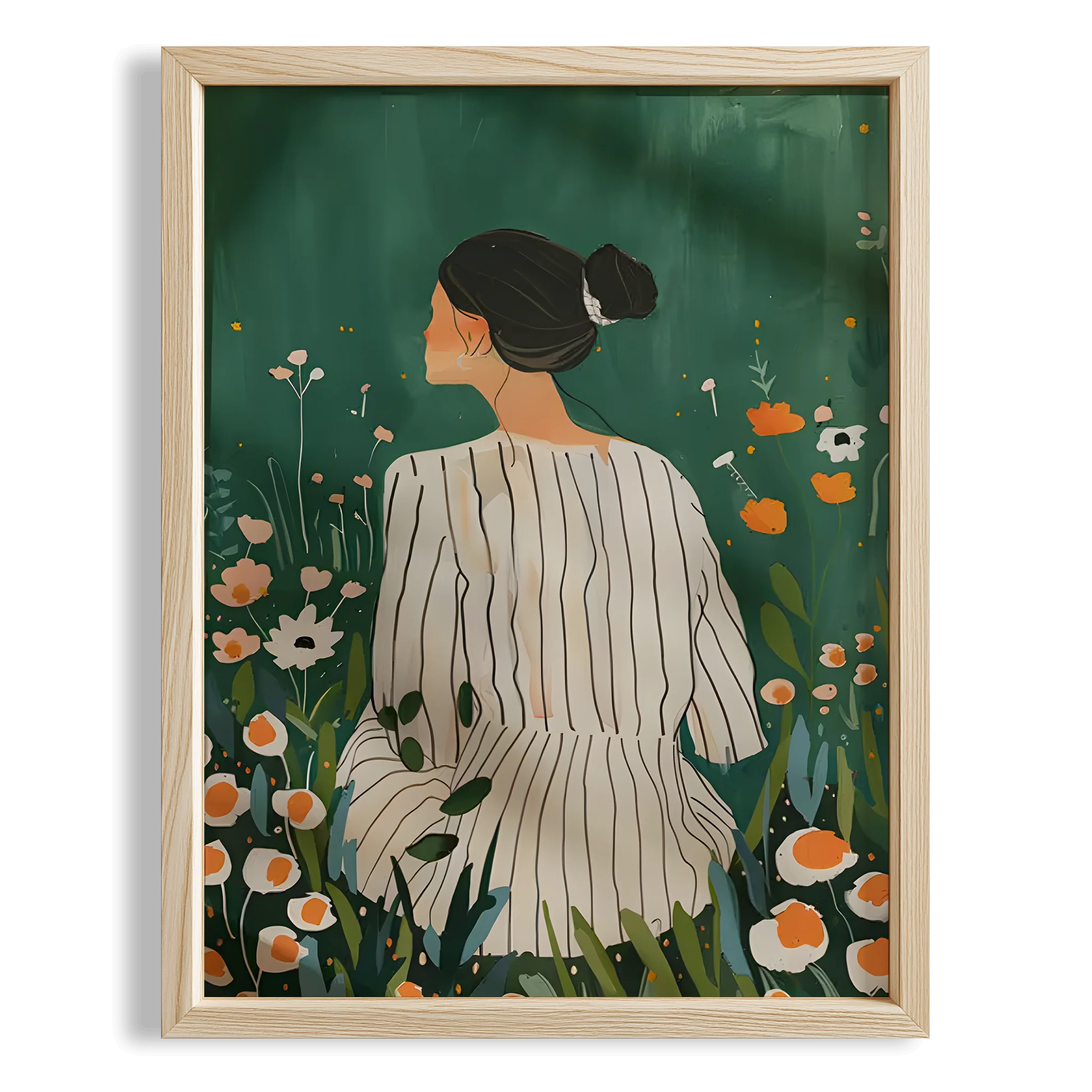 Bahçe Arkası I - Çiçekler İçinde