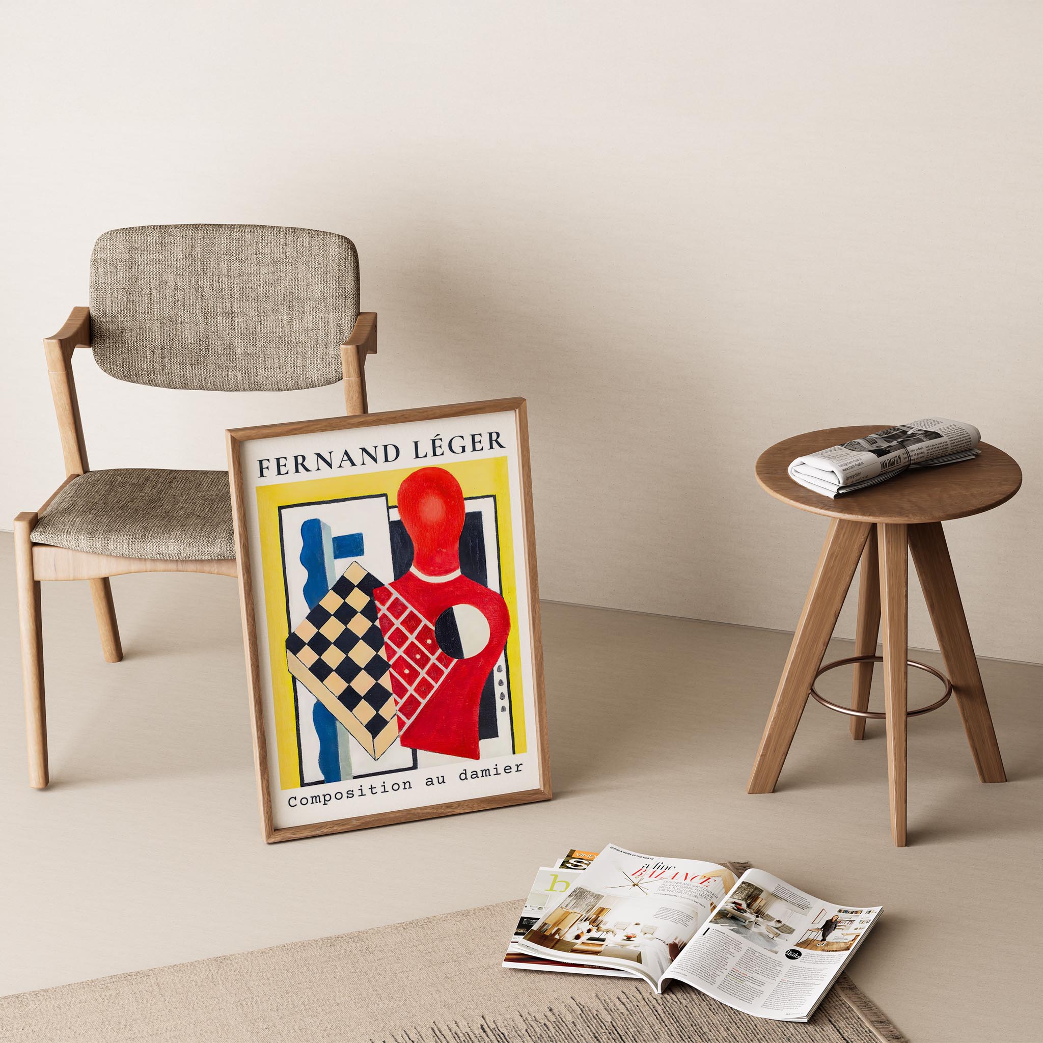 Fernand Leger XII Duvar Tablosu